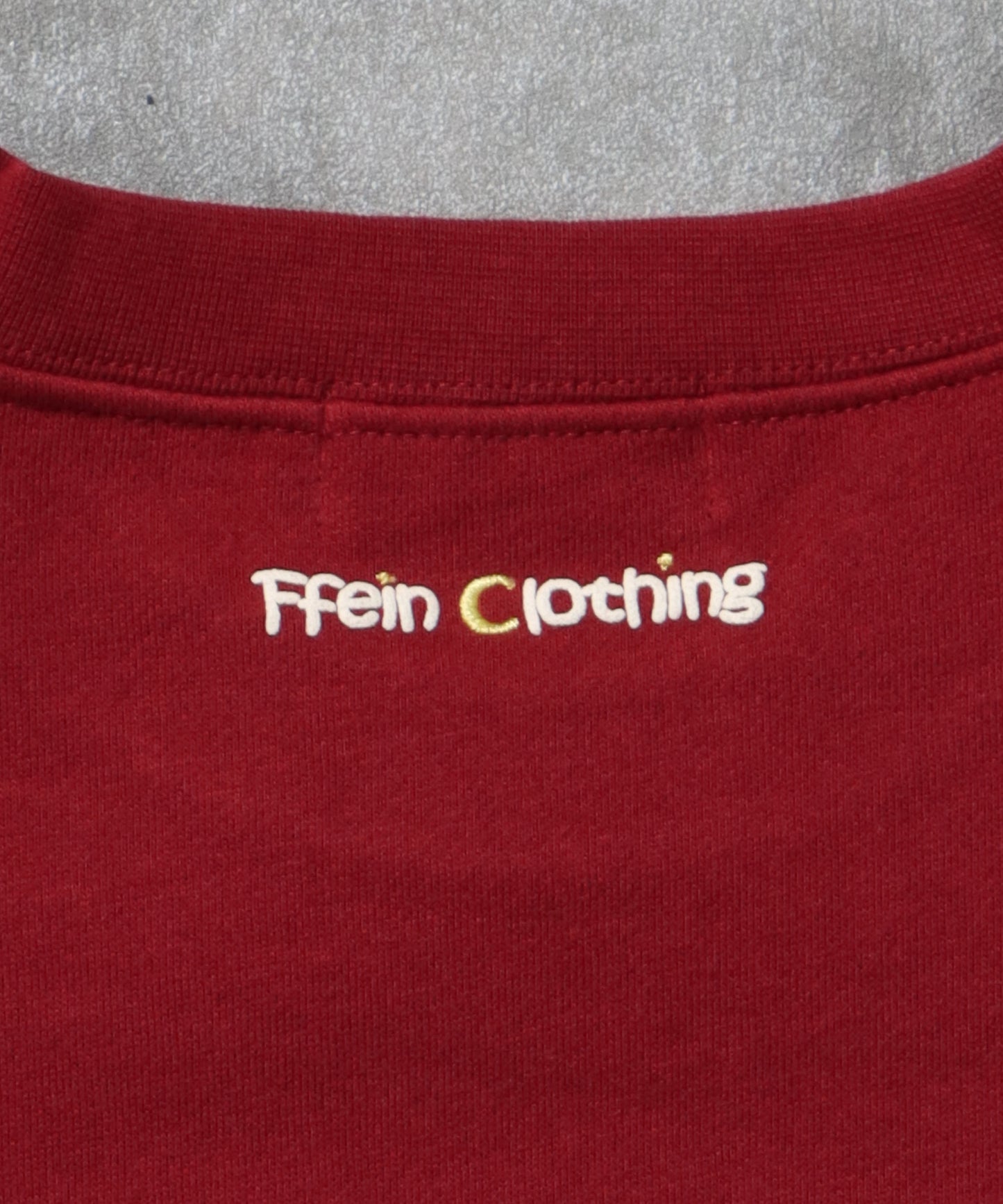 ヘビーウエイト企業ロゴスウェット / 裏起毛 スウェット カジュアル ストリート ワイン