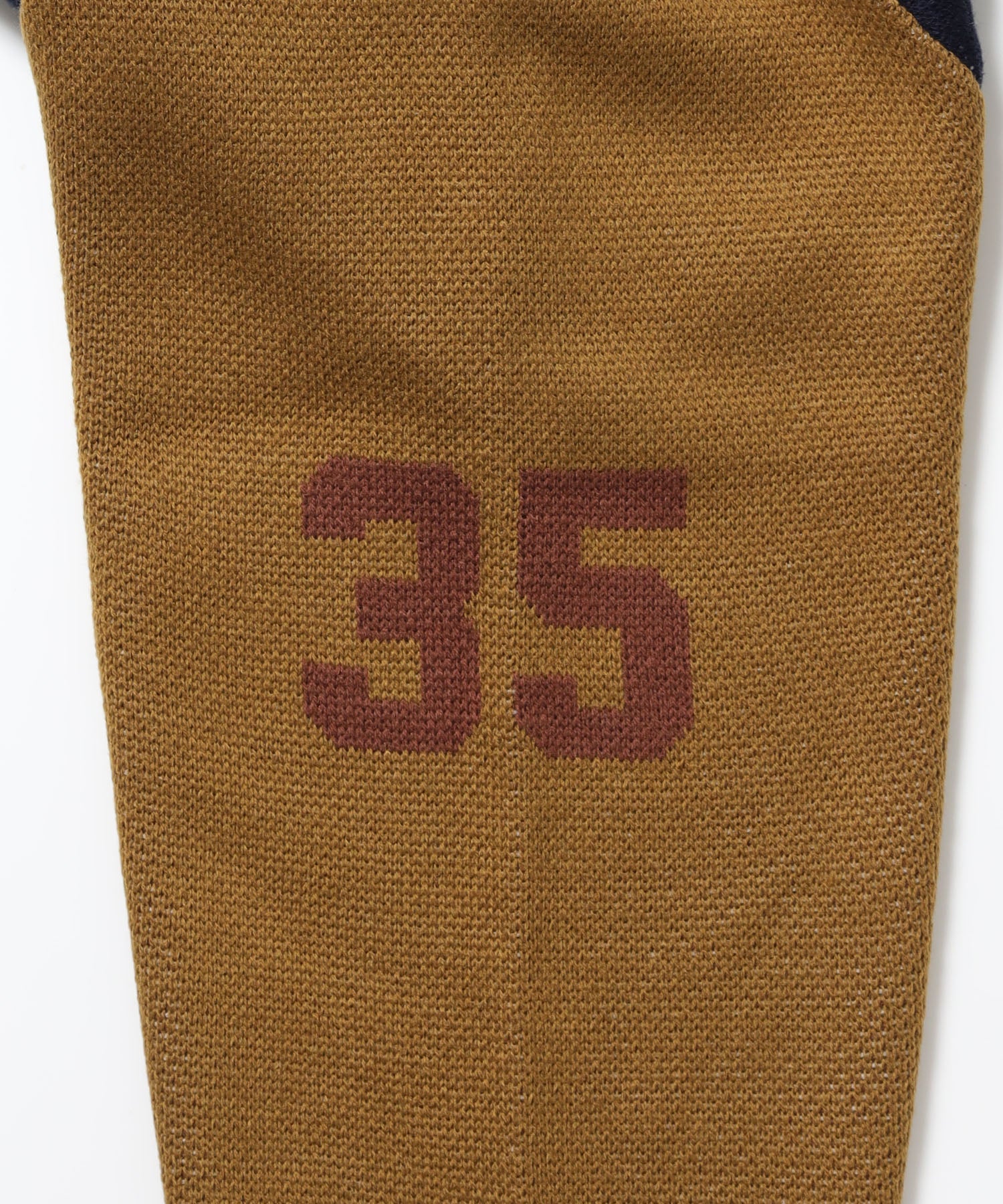 BALLPARK KNIT JACKET / ニット ジャケット ジャケード 刺繍 スタジャン スタジアムジャンパー ユニセックス 秋冬 ネイビー