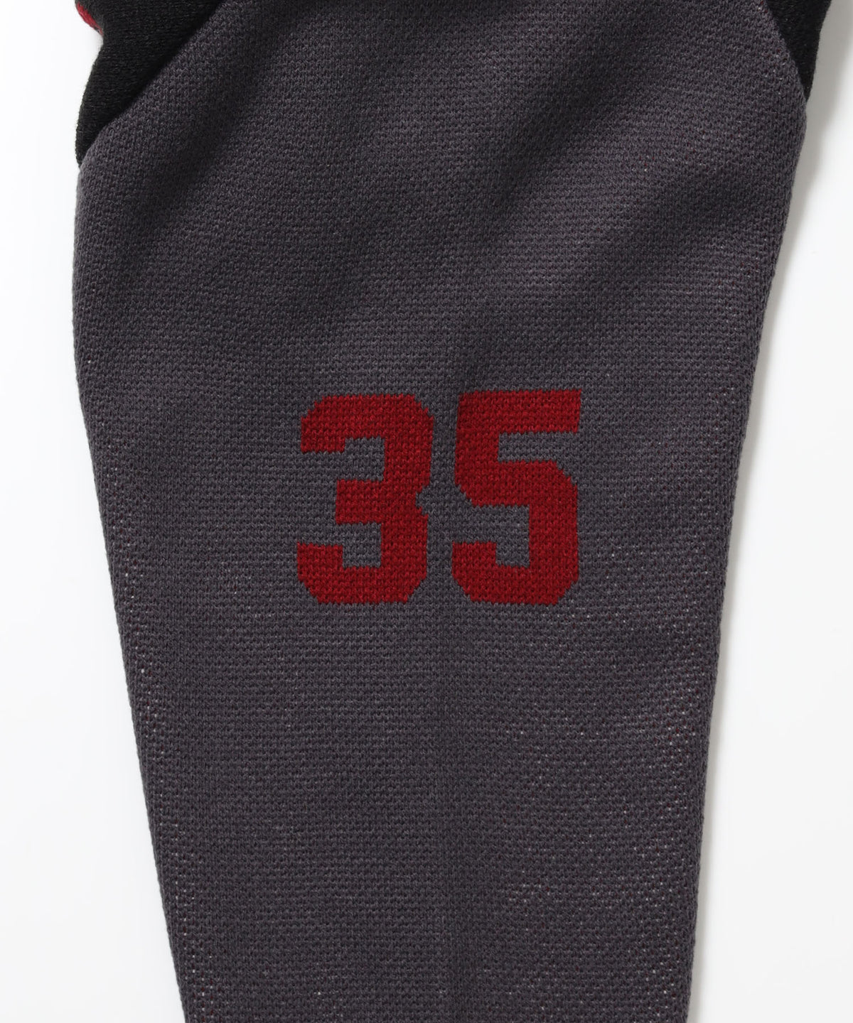 BALLPARK KNIT JACKET / ニット ジャケット ジャケード 刺繍 スタジャン スタジアムジャンパー ユニセックス 秋冬 ブラック