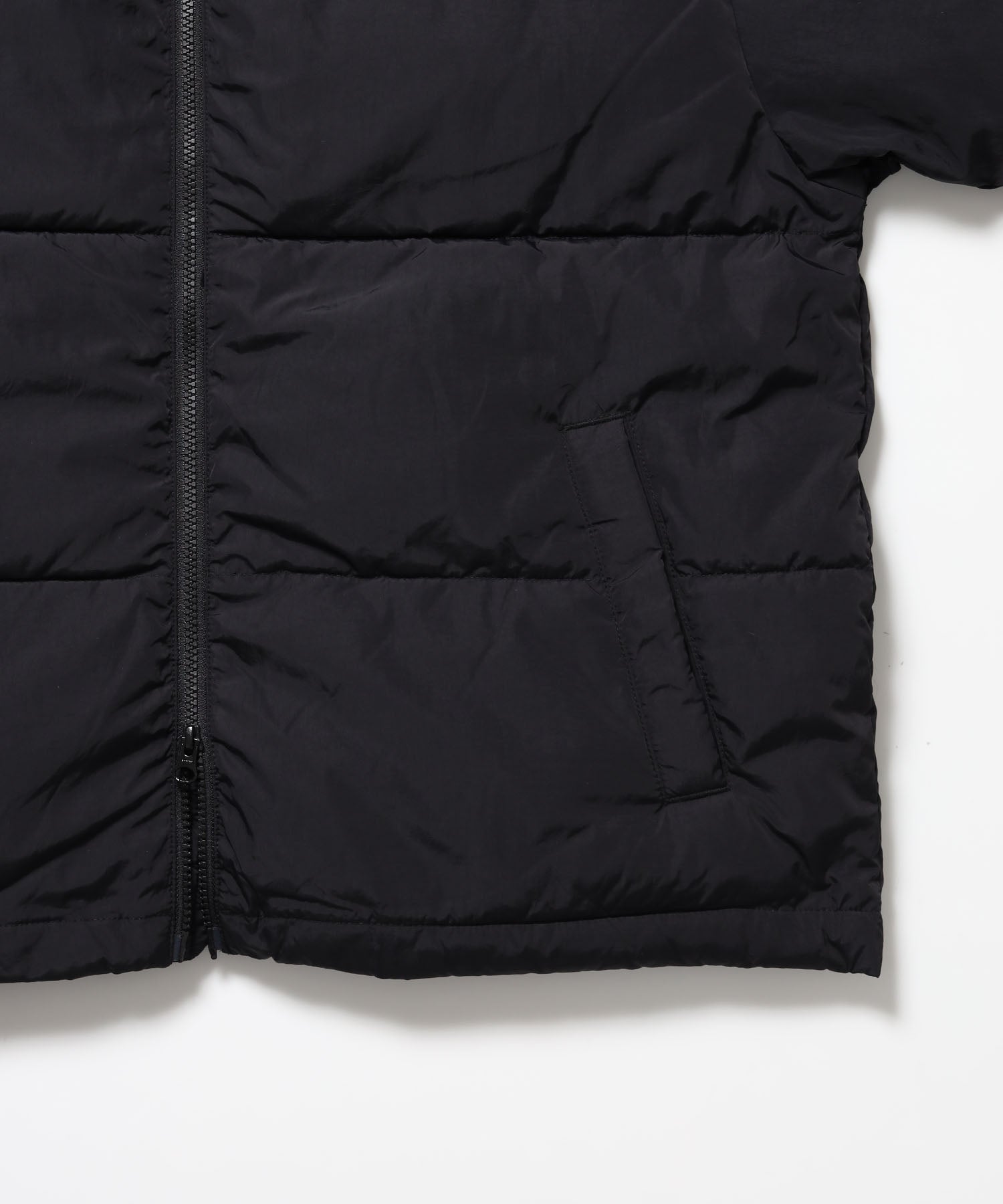 BD PUFFER JACKET / ダウンジャケット パッファー シンプルロゴ ユニセックス ブラック