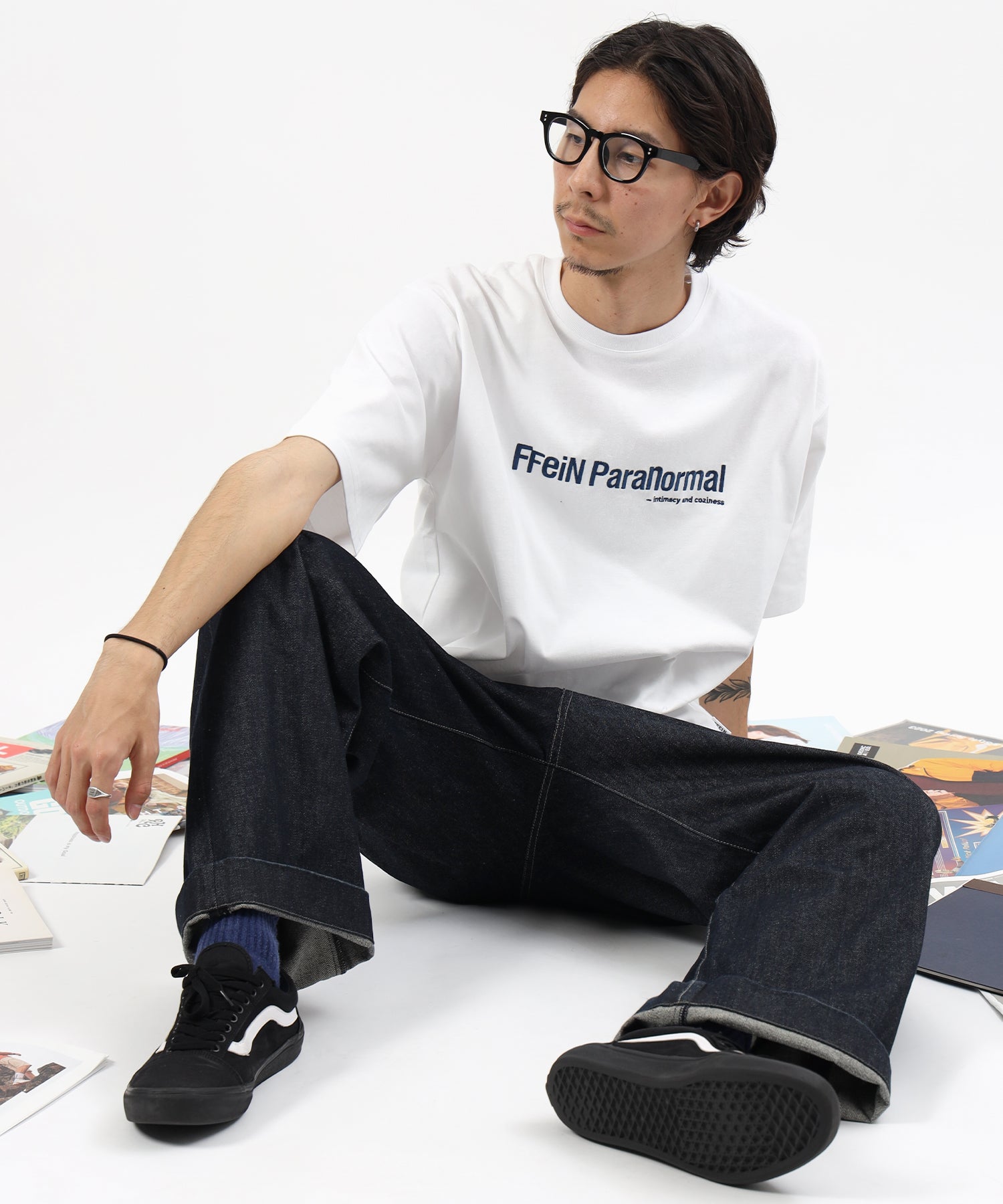 H177 Size:L ホワイト