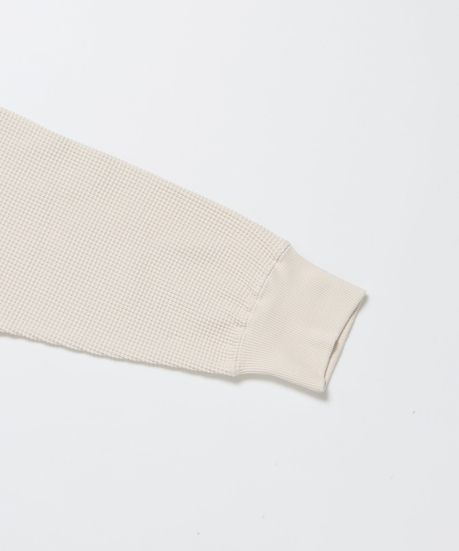 WAFFLE L/S HENLEY / ヘンリー ワッフル オーバーサイズ 長袖 レイヤード オフホワイト