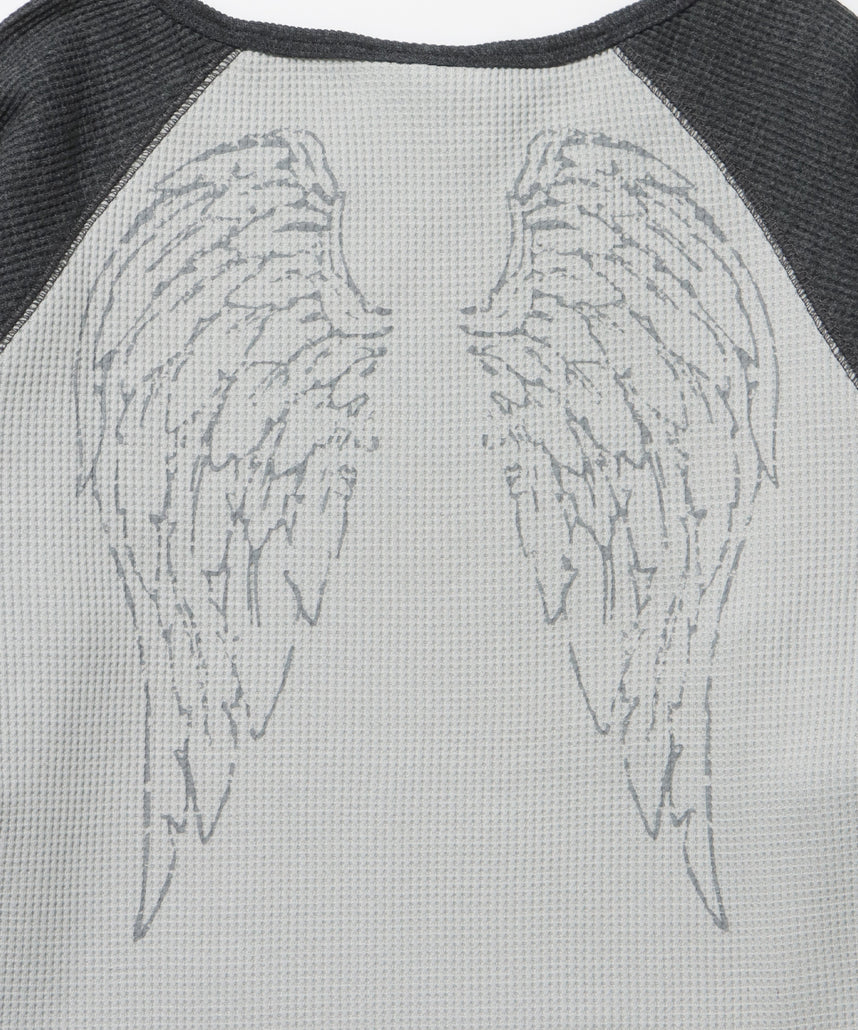 ※WEB限定 / エンジェルプリントサーマルロンT / sqnz angel thermal ブラック