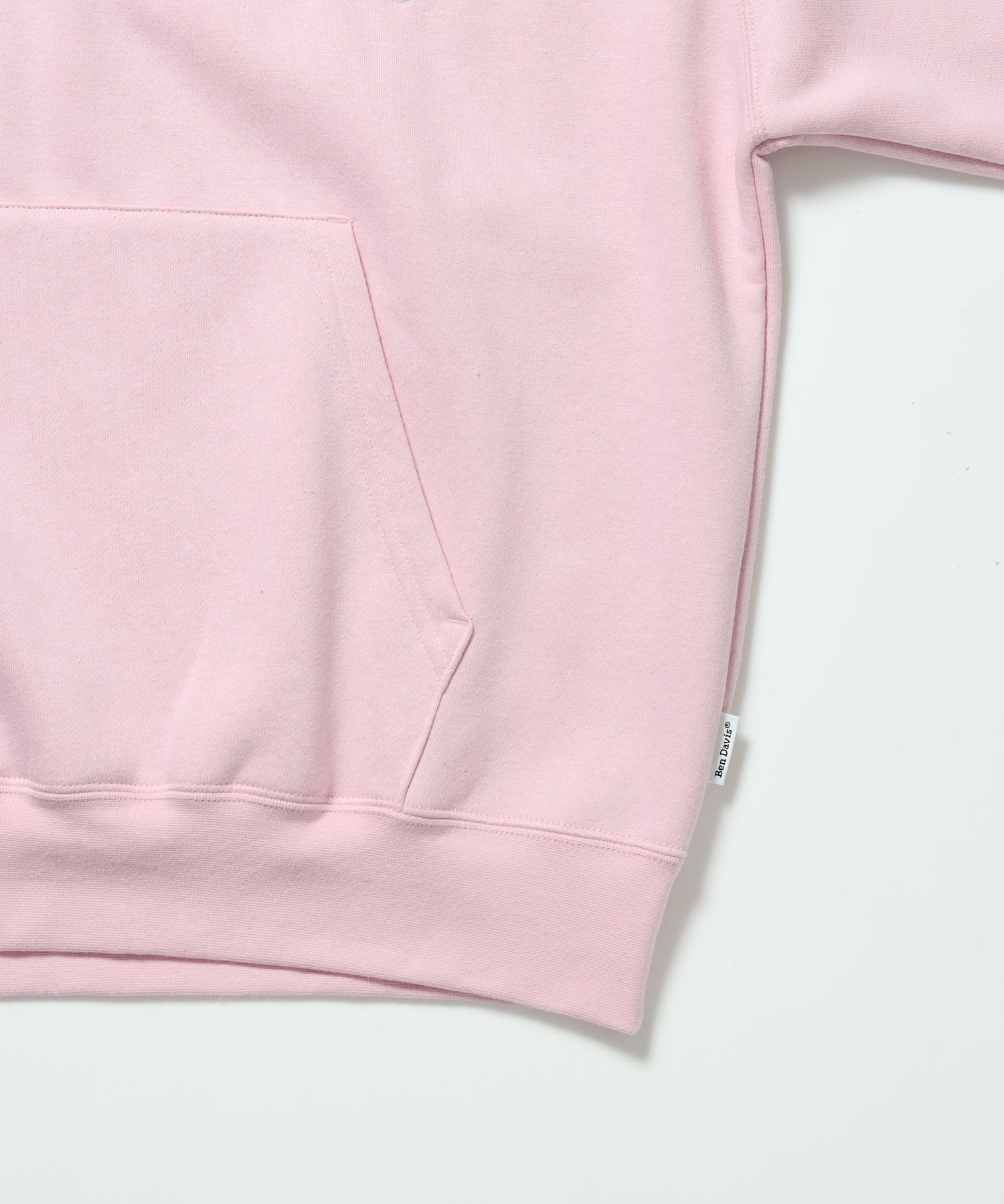 Design Pullover P/K / プルパーカー フード デザイン 裏起毛 ユニセックス ピンク