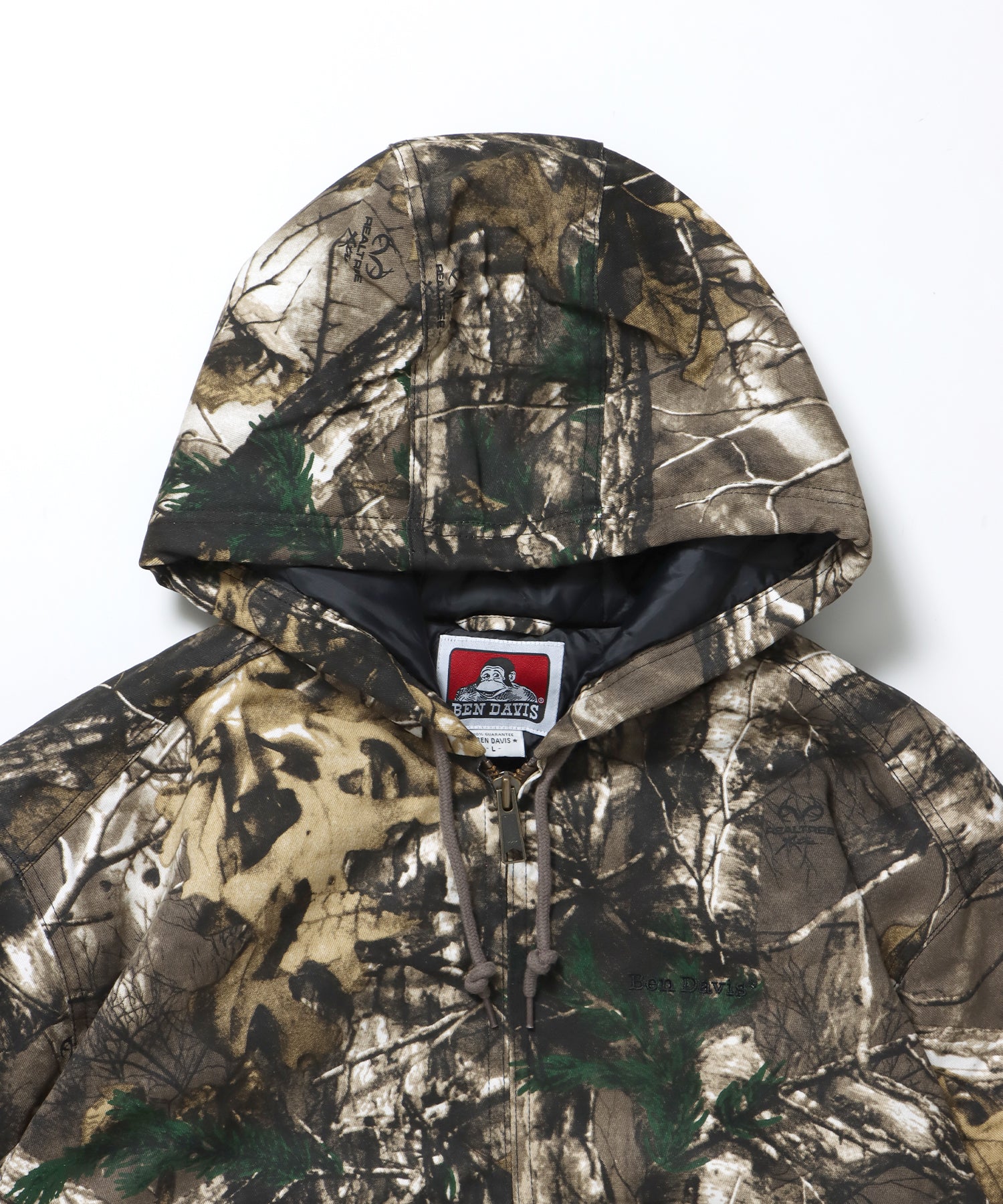 WORKERS PARKA / ジップパーカー フーディ 中綿 キルト ワークジャケット ダブルジップ 柄80