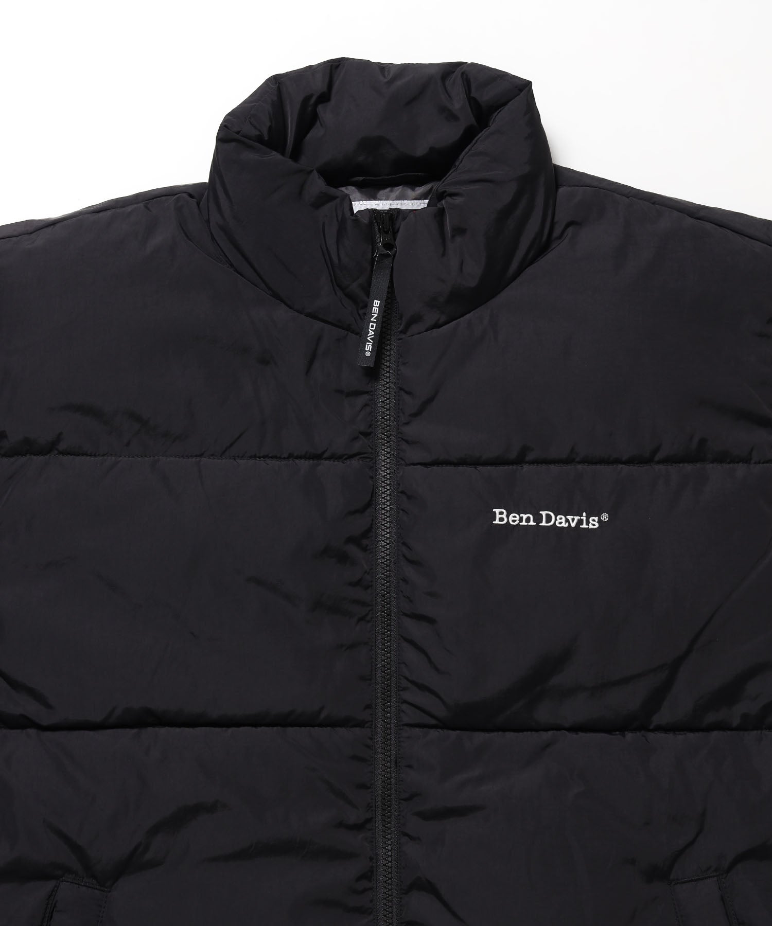 BD PUFFER JACKET / ダウンジャケット パッファー シンプルロゴ ユニセックス ブラック