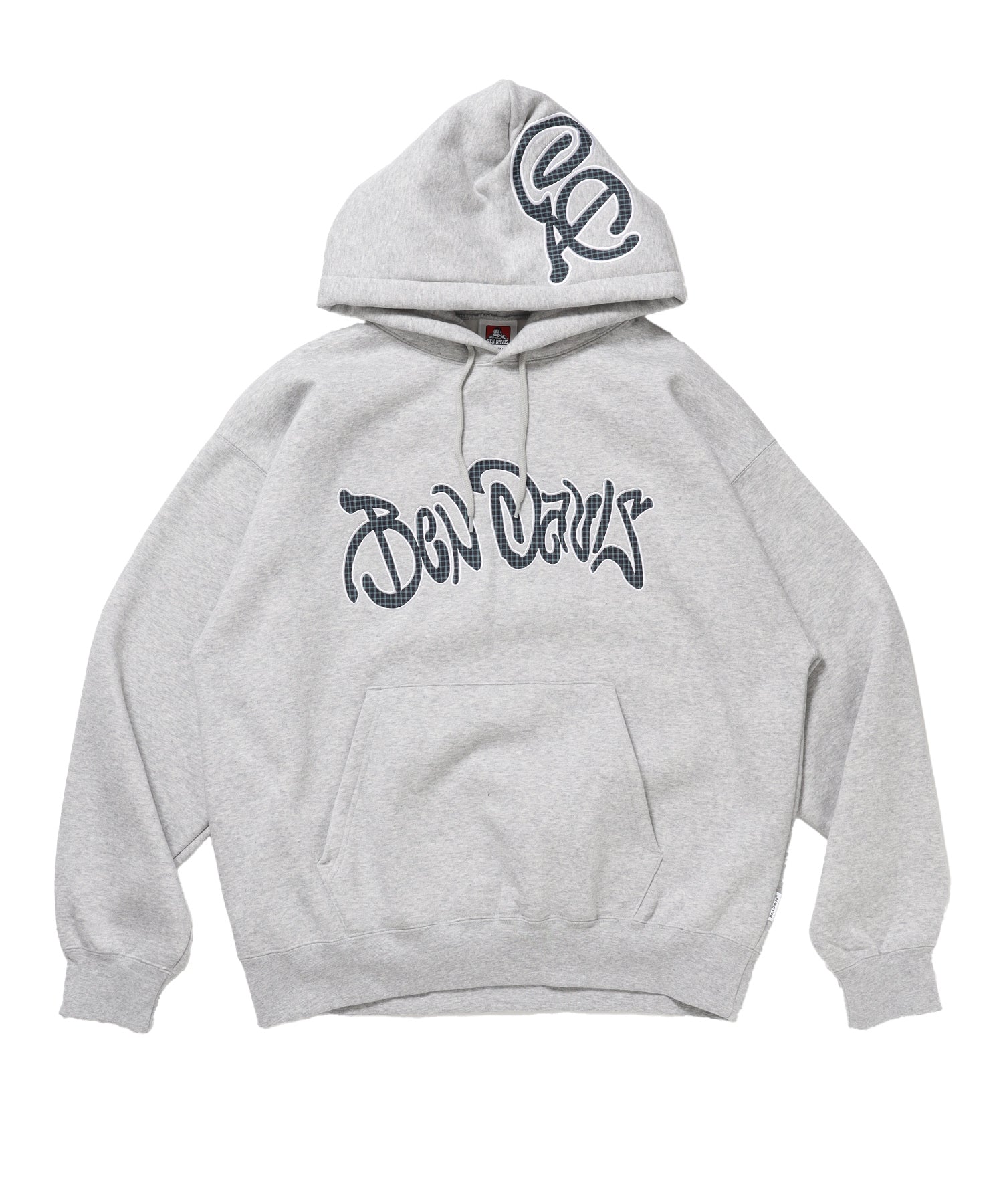 Design Pullover P/K / プルパーカー フード デザイン 裏起毛 ユニセックス グレー