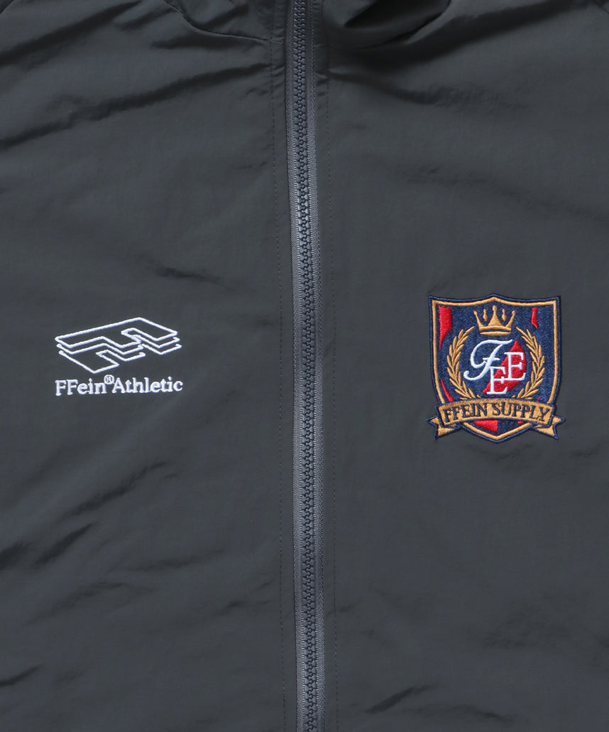 2WAYスタンドトラッカージャケット / ジャケット ドローコード オーバーサイズ≪セットアップ着用可能≫ グレー