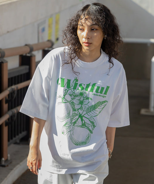 【FFEIN(フェイン)】FLOWER/FRUIT S/S BIG PRINT TEE / フラワー