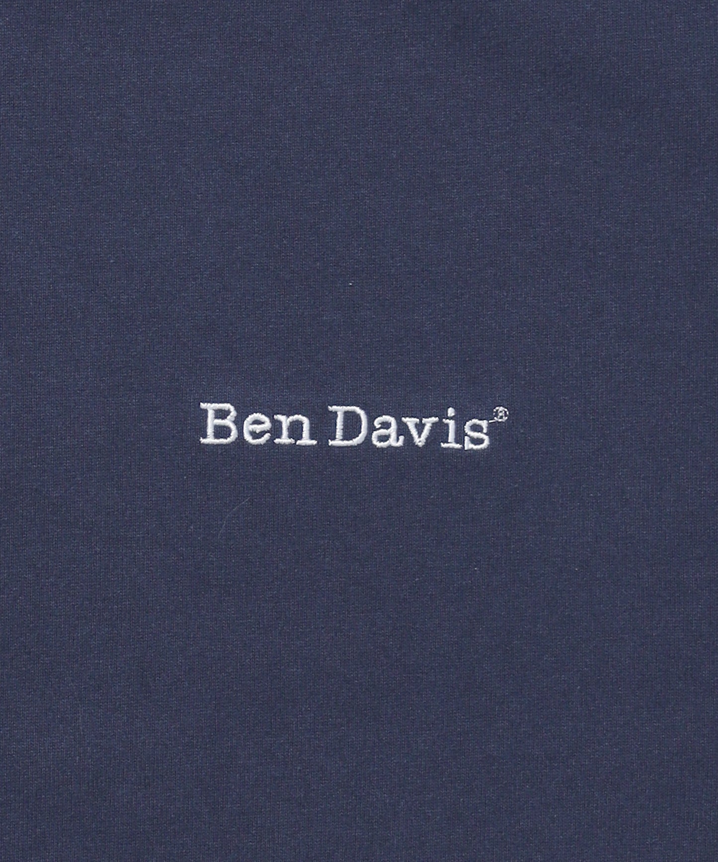 【BEN DAVIS(ベンデイビス)】NAVAL別注 エクストラヘビーオーバーT / 半袖 Tシャツ ワンポイント ブランドロゴ 刺繍 ダークネイビー
