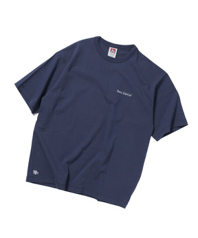 【BEN DAVIS(ベンデイビス)】NAVAL別注 エクストラヘビーオーバーT / 半袖 Tシャツ ワンポイント ブランドロゴ 刺繍 ダークネイビー