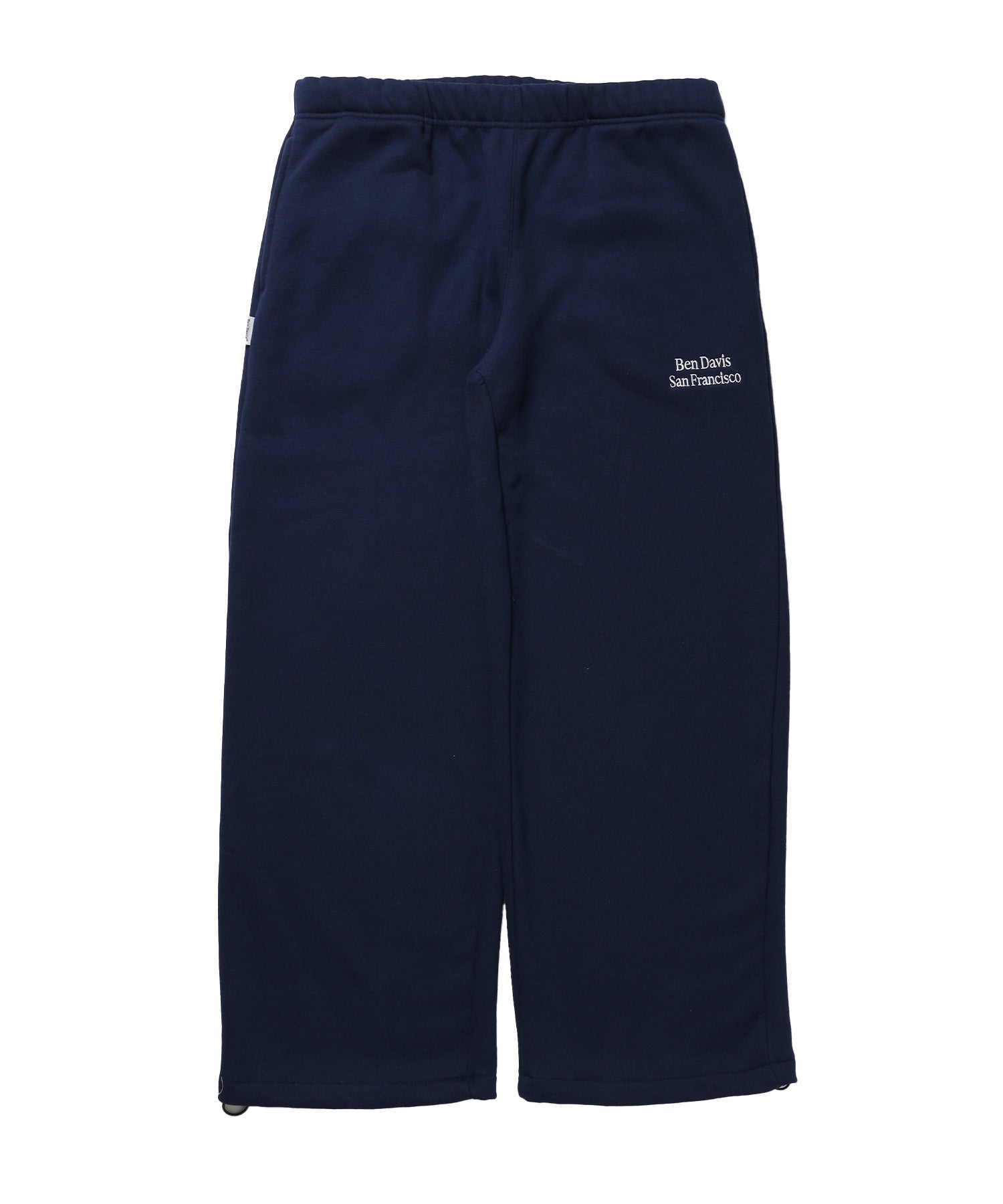 WIDE CURVE SWEAT PANTS / スウェットパンツ ワイドシルエット ルーズ ユニセックス ネイビー