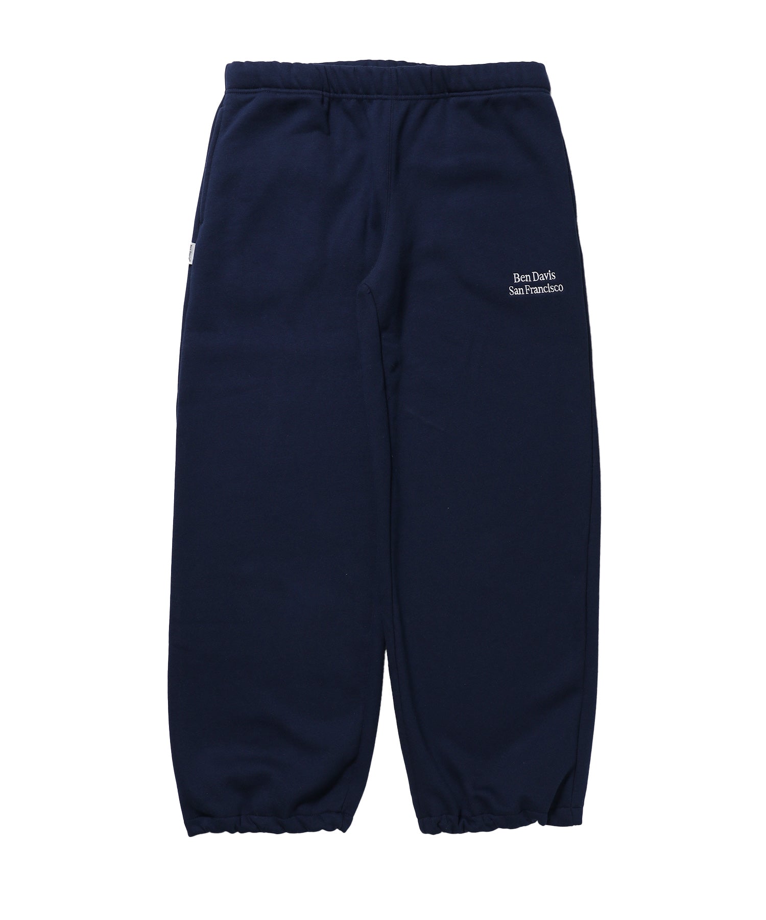 WIDE CURVE SWEAT PANTS / スウェットパンツ ワイドシルエット ルーズ ユニセックス ネイビー