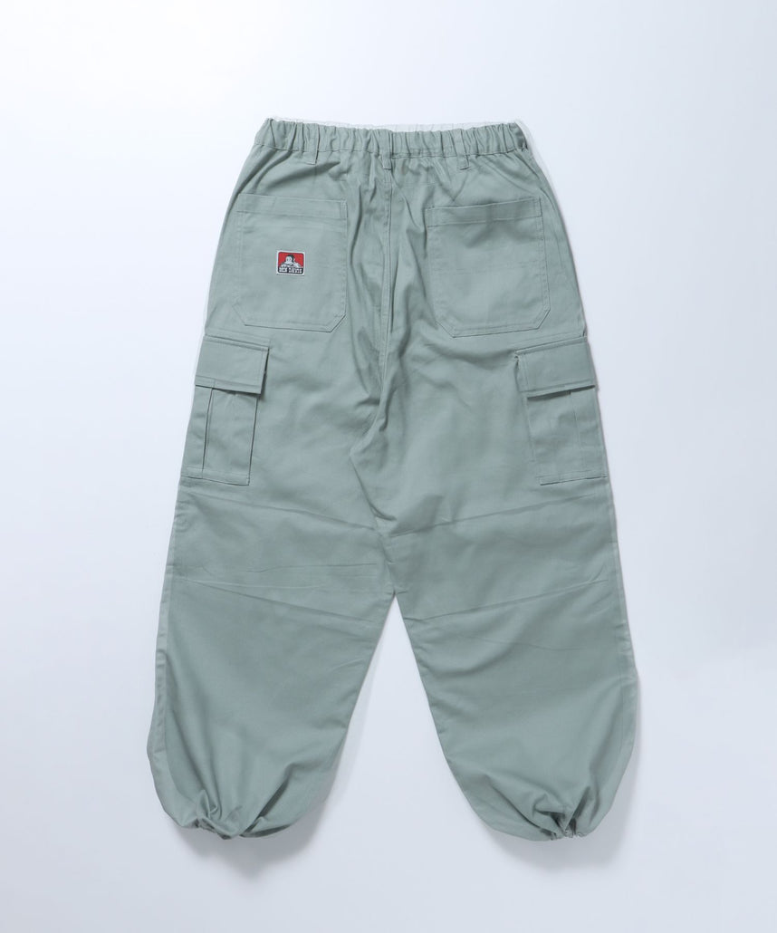 【BEN DAVIS(ベンデイビス)】SNOW WORKERS PANTS / サイド カーゴポケット ルーズシルエット カラー スノーワークパンツ 柄86 (ミント)