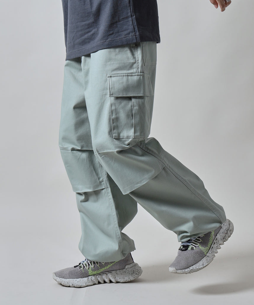 H177 着用サイズ:L【柄86(ミント カーゴポケット付き)】