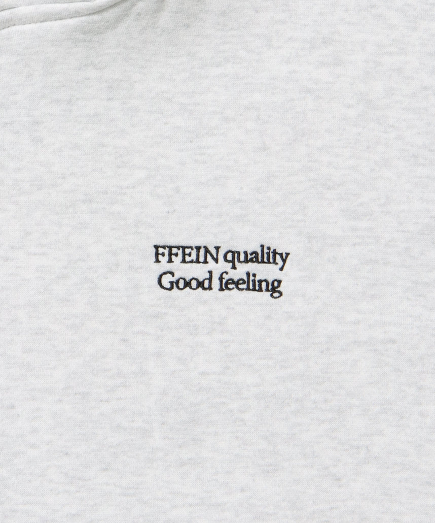 ヘビーウエイトワンポイントジップパーカー / パーカー ジップ ワンポイント ロゴ 裏起毛 フーディ アッシュグレー