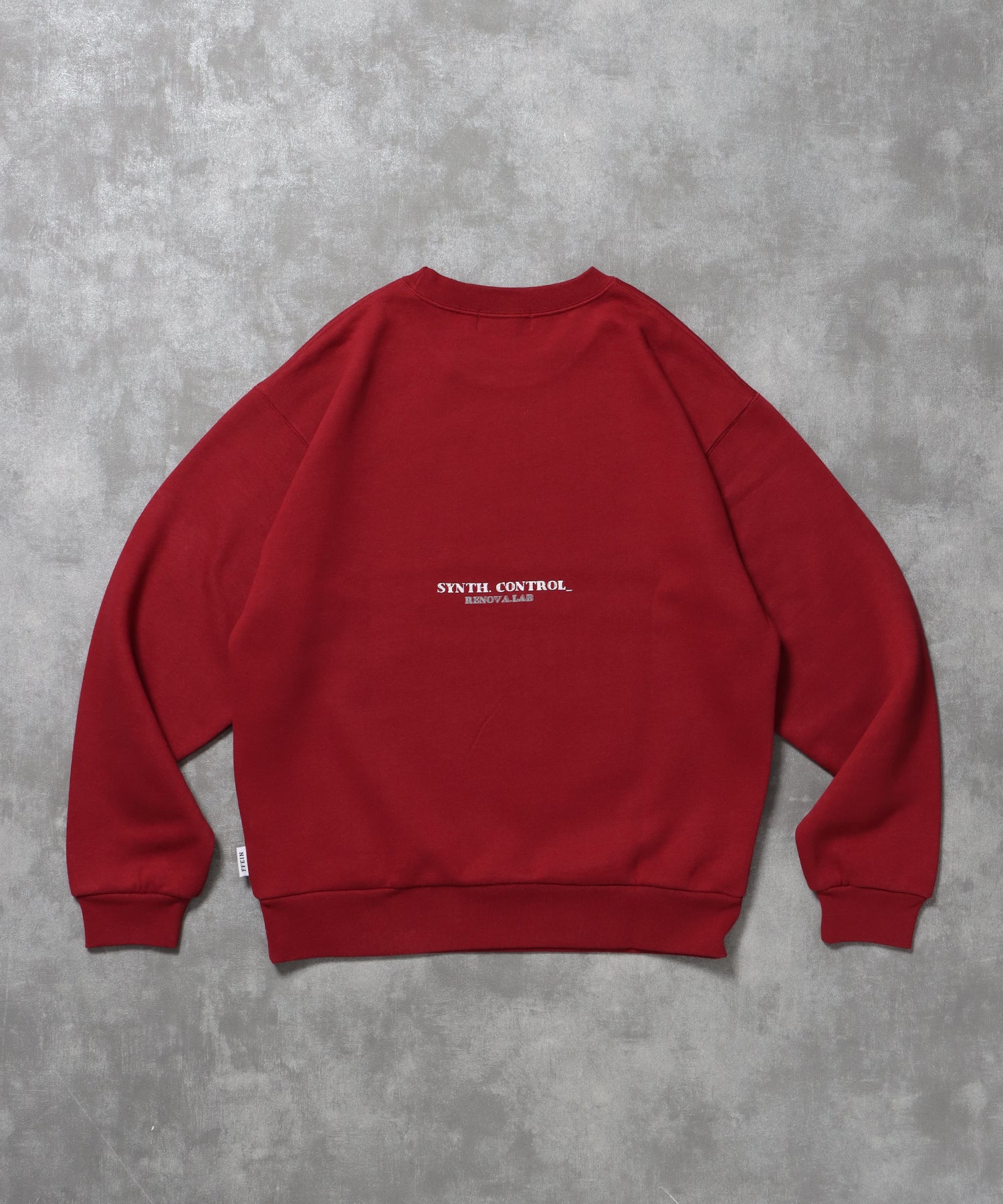 ヘビーウエイトスケッチロゴスウェット / 裏起毛 スウェット カジュアル ストリート ワイン