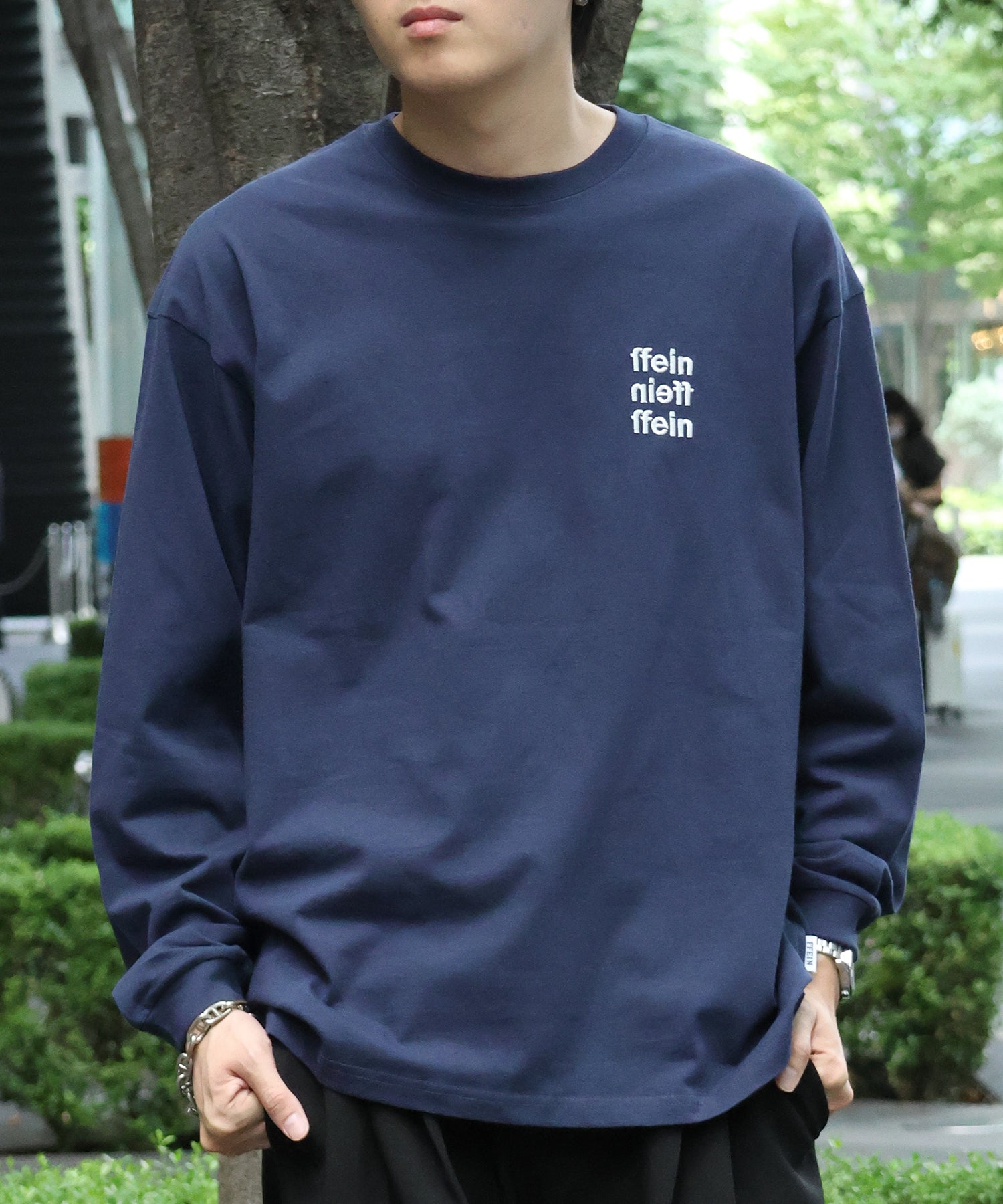 H177 Size:L ネイビー