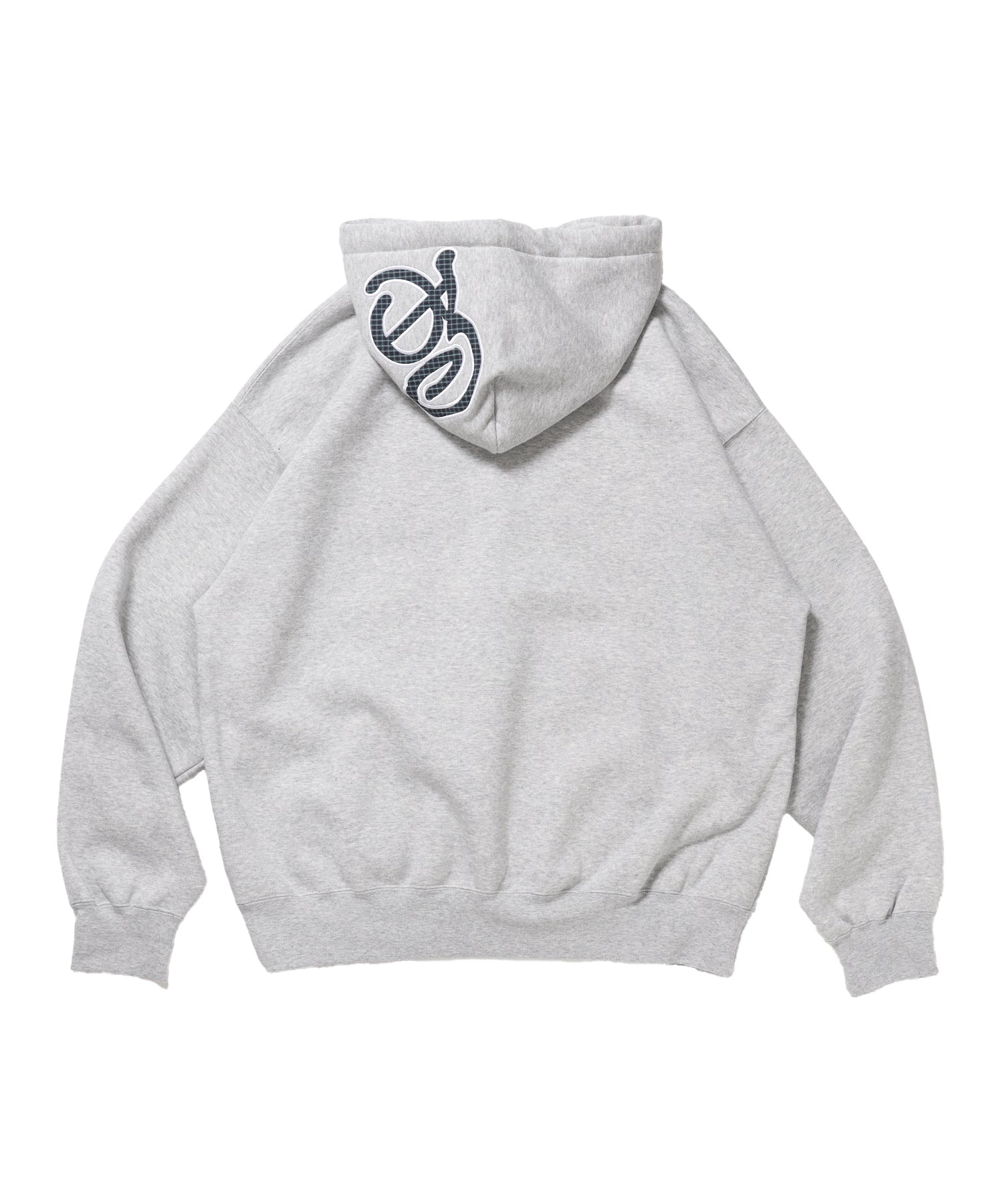 Design Pullover P/K / プルパーカー フード デザイン 裏起毛 ユニセックス グレー