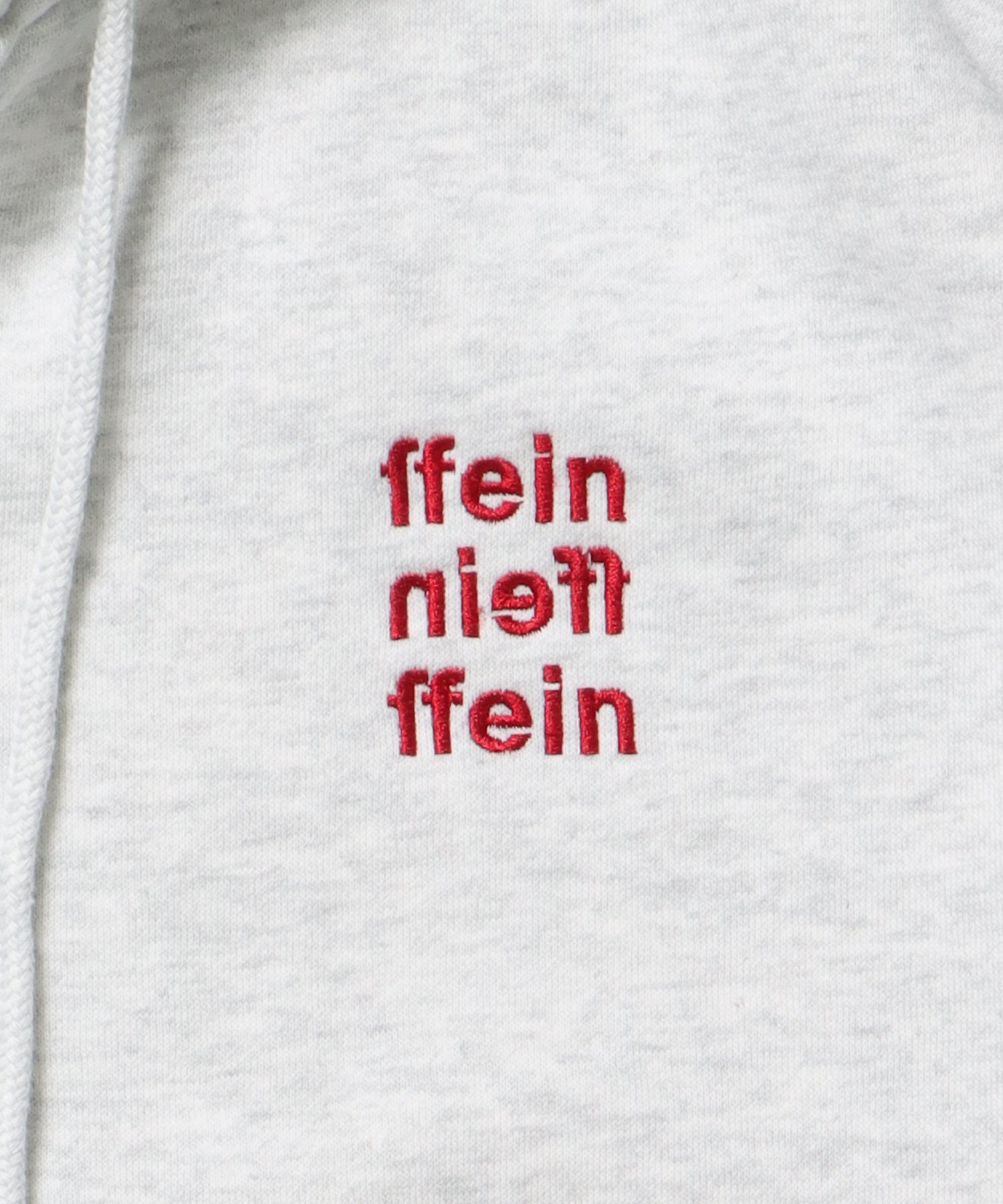 ヘビーウエイトワンポイントロゴジップパーカー / パーカー 裏起毛 ジップ 刺繍 ロゴ フーディ ダブルジップ アッシュグレー