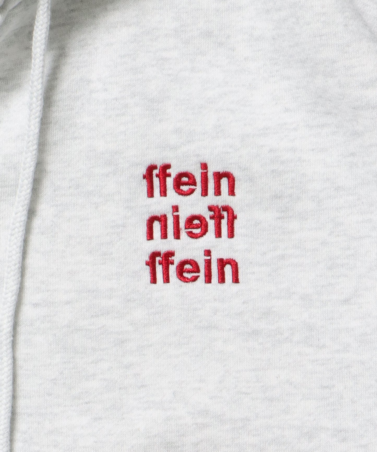 ヘビーウエイトワンポイントロゴジップパーカー / パーカー 裏起毛 ジップ 刺繍 ロゴ フーディ ダブルジップ アッシュグレー