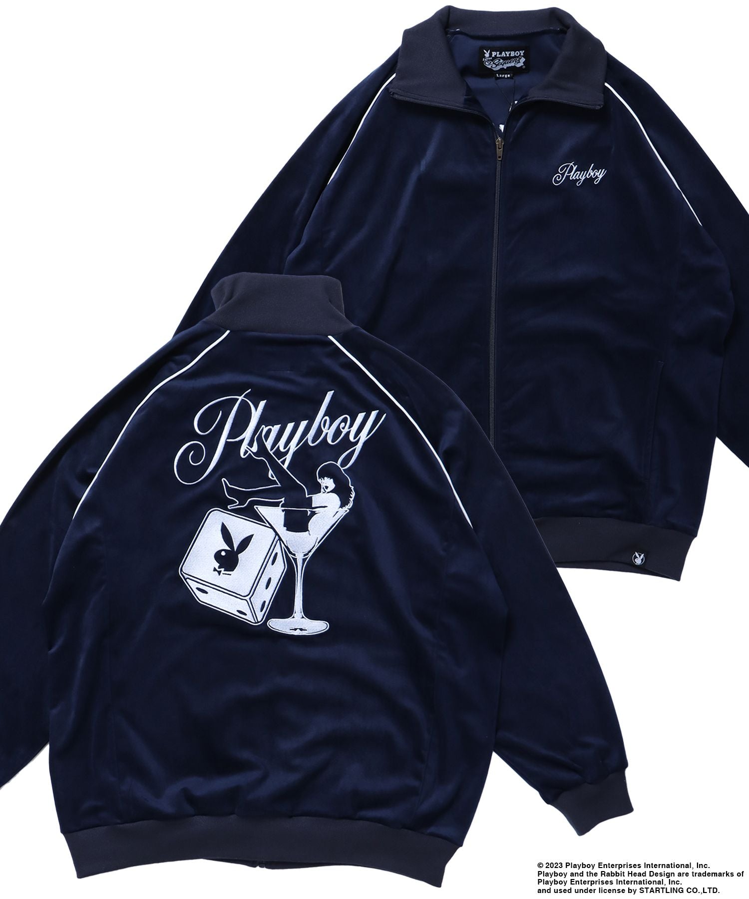 SEQUENZシークエンズ】 PLAYBOY SHINY TRUCK JACKET / プレイボーイ