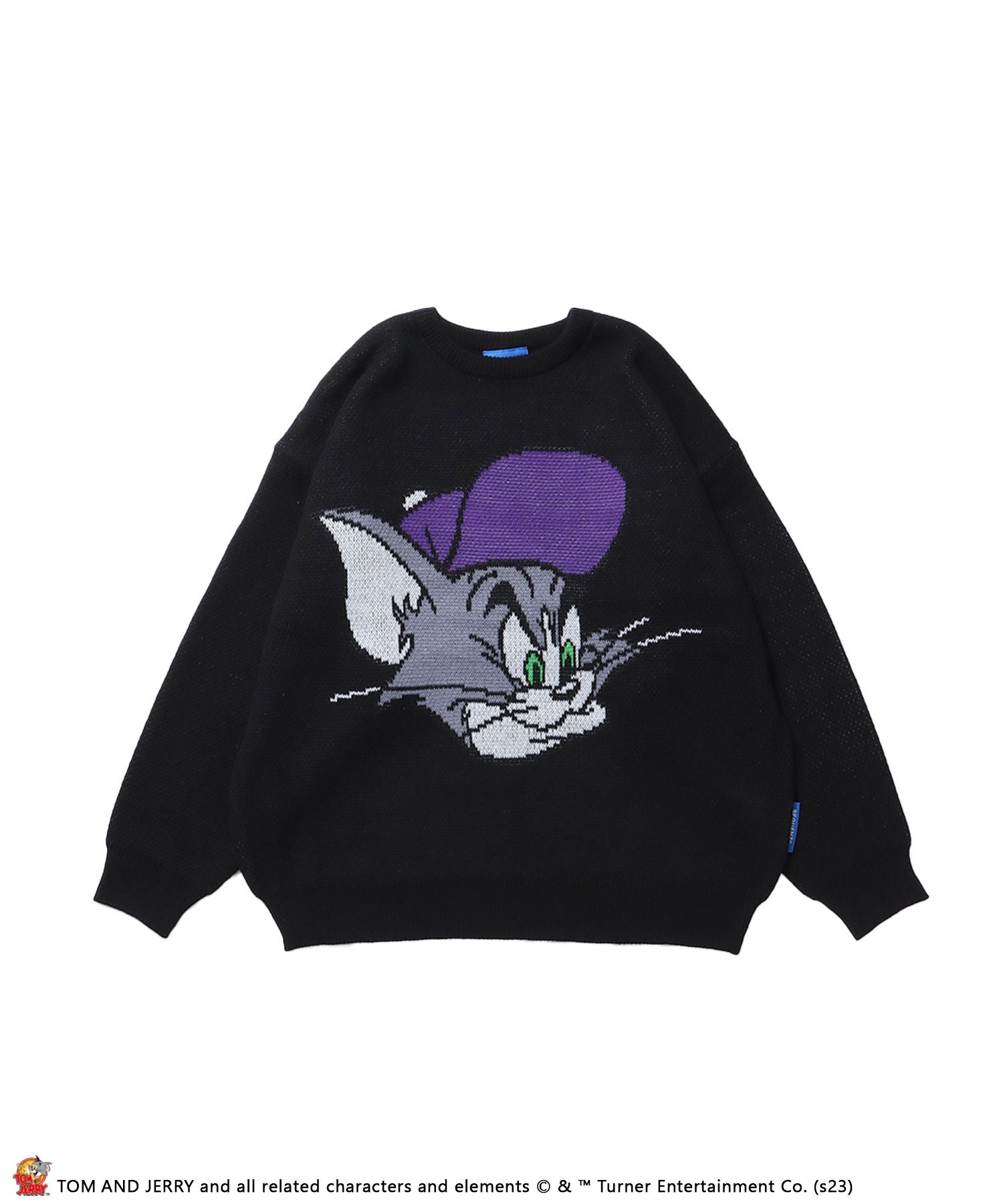 SEQUENZシークエンズ】TOM and JERRY BIG FACE C/N SWEATER / トムと