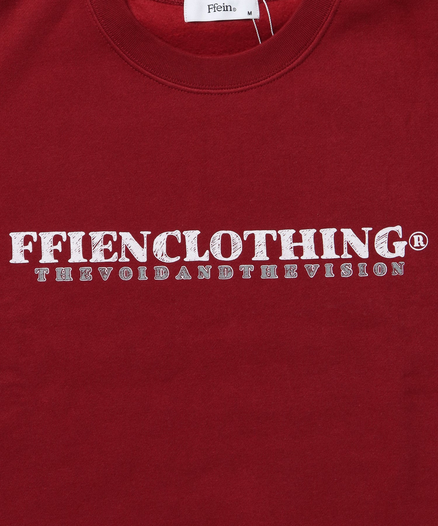 ヘビーウエイトスケッチロゴスウェット / 裏起毛 スウェット カジュアル ストリート ワイン