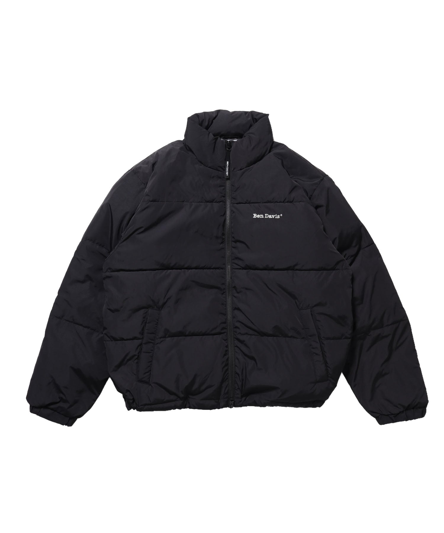 BD PUFFER JACKET / ダウンジャケット パッファー シンプルロゴ ユニセックス ブラック