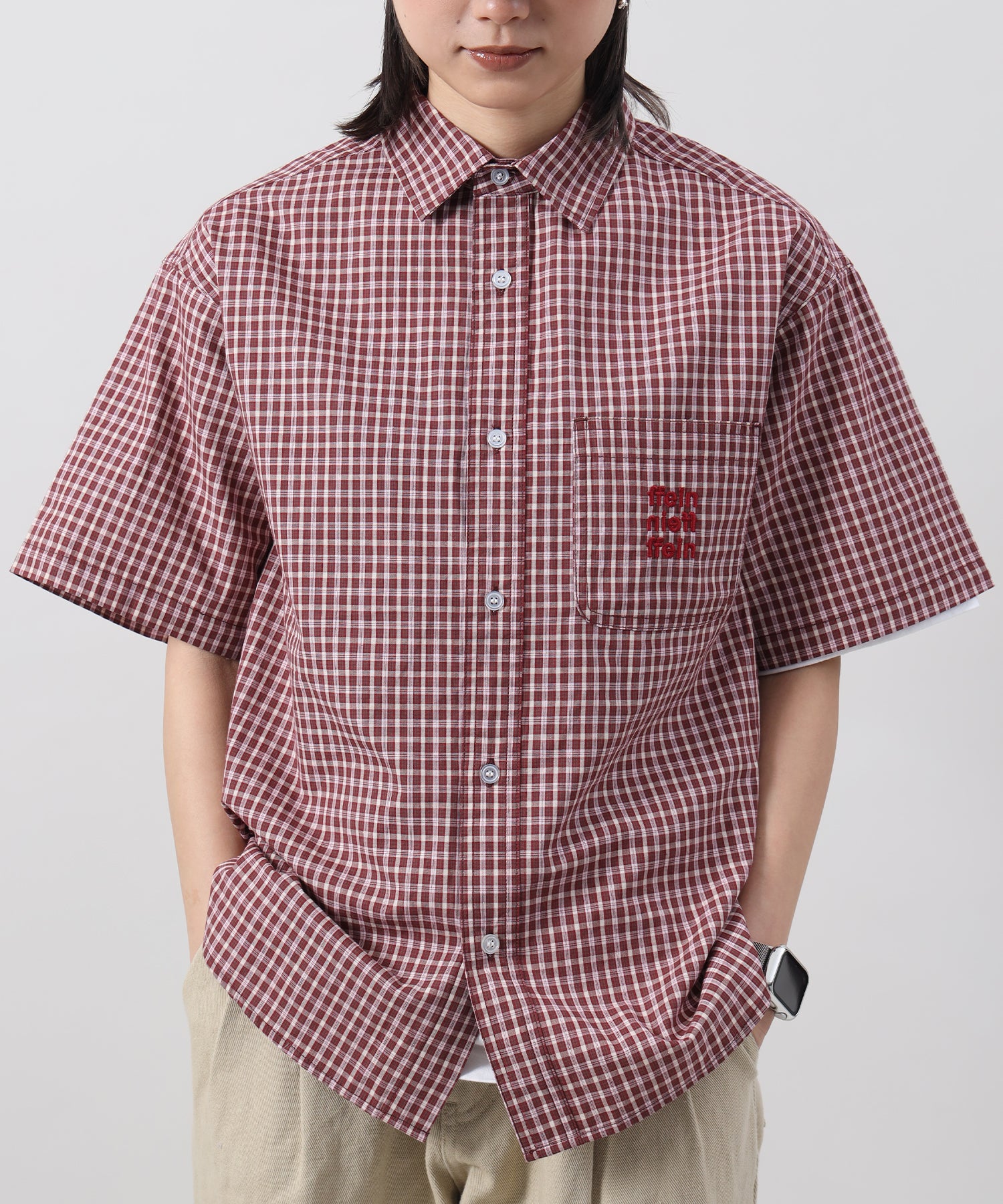 モデル:H163 Size:M レッド