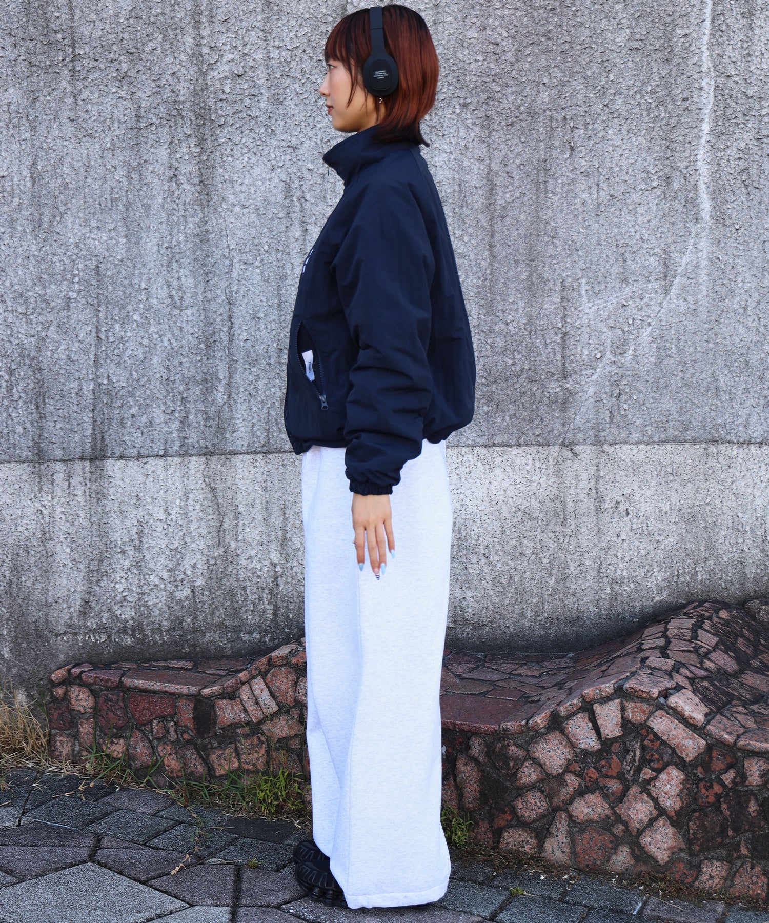 モデル:H163 Size:S ネイビー(表)