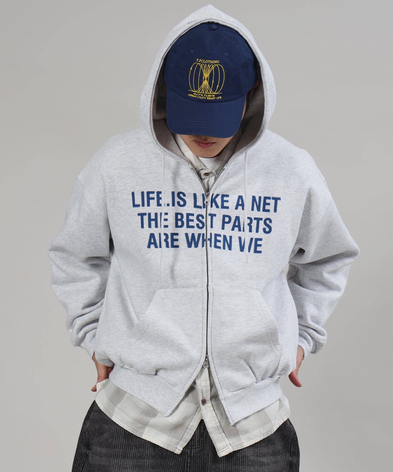 モデル:H178 Size : M アッシュグレー