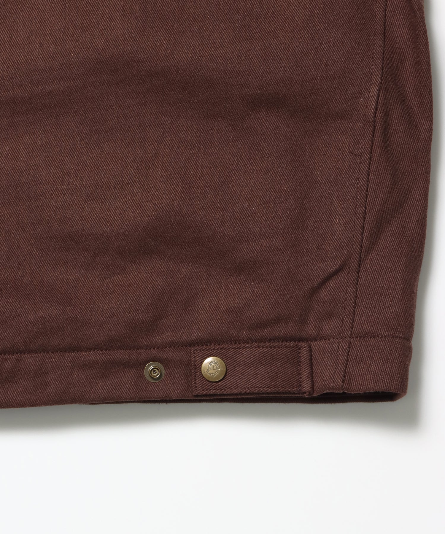 PADDED EISENHOWER JACKET / オーバーサイズ ビッグシルエット ジャケット アウター 中綿 ジップ ブラウン