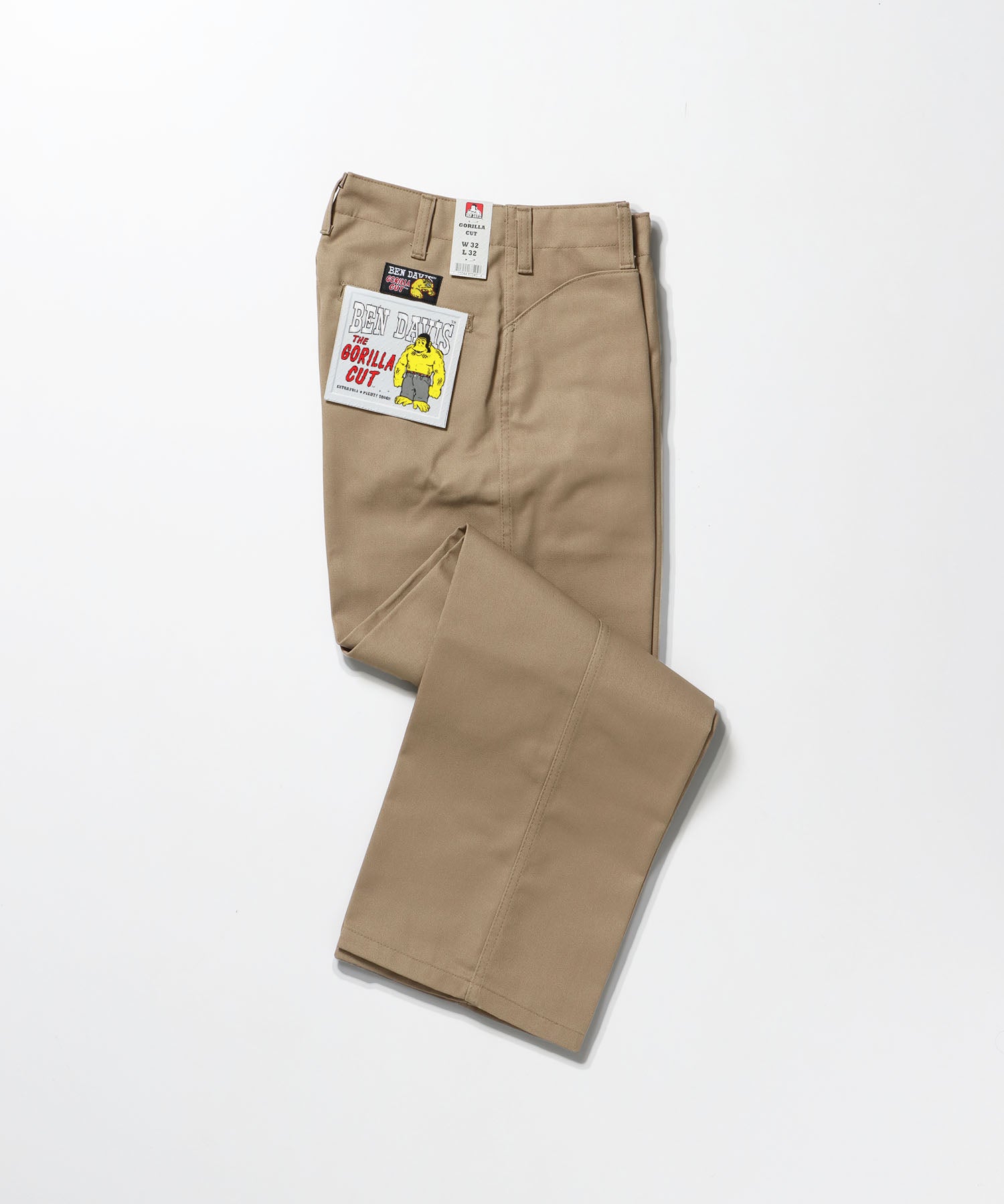 USA GORILLA CUT / エクストラワイドパンツ センタープレス フリスコ メキシコ産 カーキ