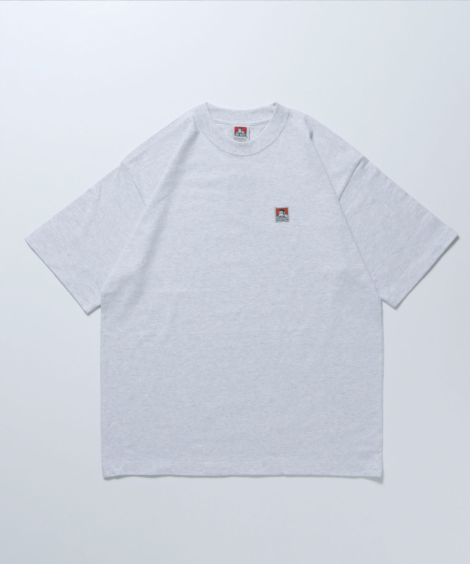 【BEN DAVIS(ベンデイビス)】BEN'S LABEL BIG T / 10色展開 クルーネック ピスポケット ブランドタグ 定番 無地 半袖Tシャツ ゴリラ オフホワイト