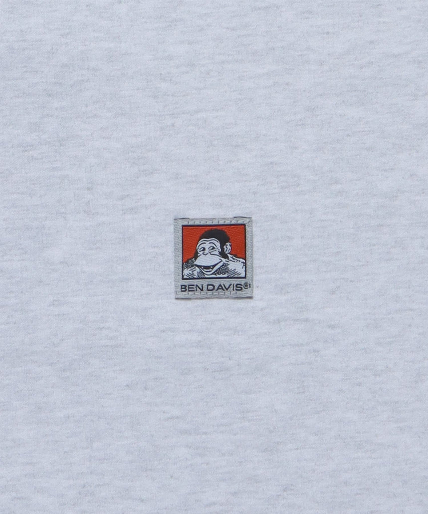 BEN'S LABEL BIG T / 10色展開 クルーネック ピスポケット ブランドタグ 定番 無地 半袖Tシャツ ゴリラ オフホワイト
