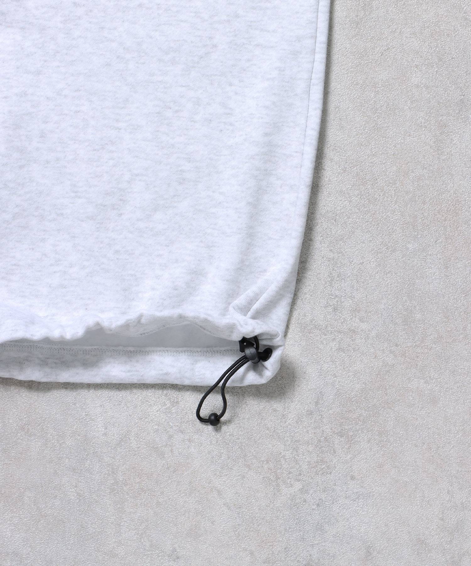 シンプルワイドストレートスウェットパンツ / 刺繍 ワンポイント シンプル ノームコア 綺麗目 セットアップ シティガール シティボーイ 裏起毛 アッシュグレー