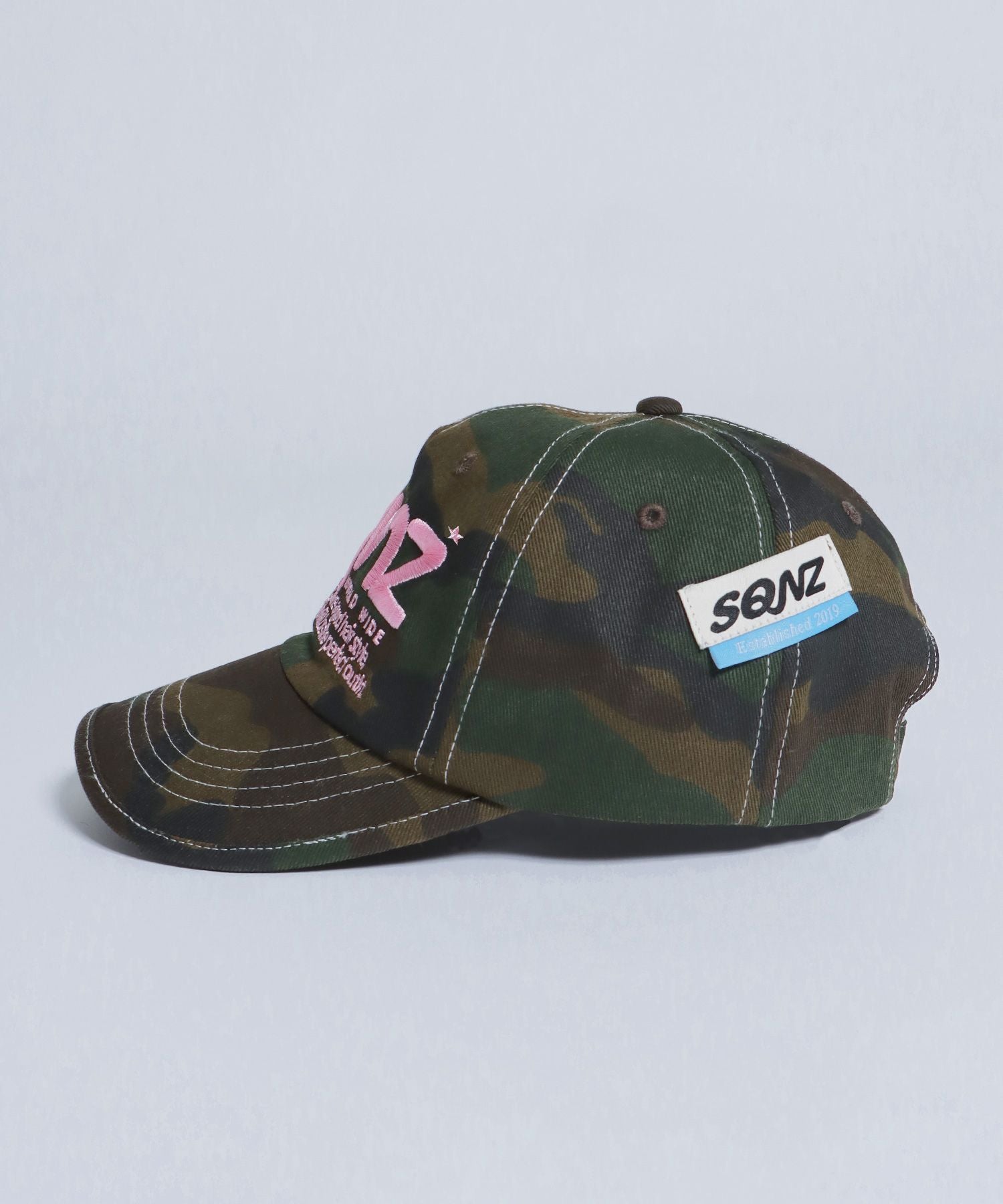 ※WEB限定 / ロゴ刺繍キャップ / sqnz logo cap 柄80