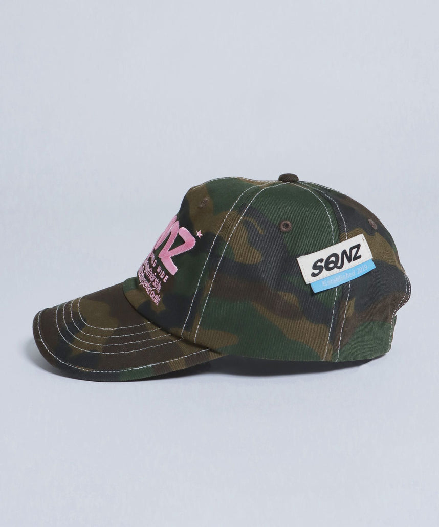 ※WEB限定 / ロゴ刺繍キャップ / sqnz logo cap 柄80