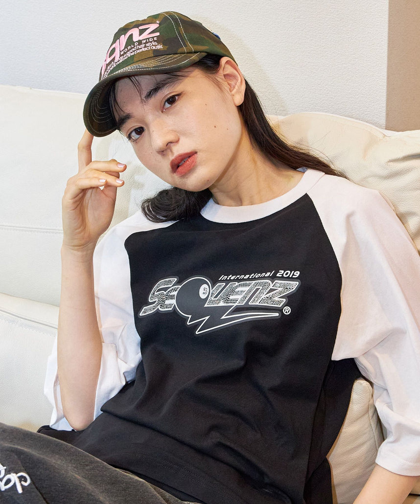 ※WEB限定 / ロゴ刺繍キャップ / sqnz logo cap 柄80