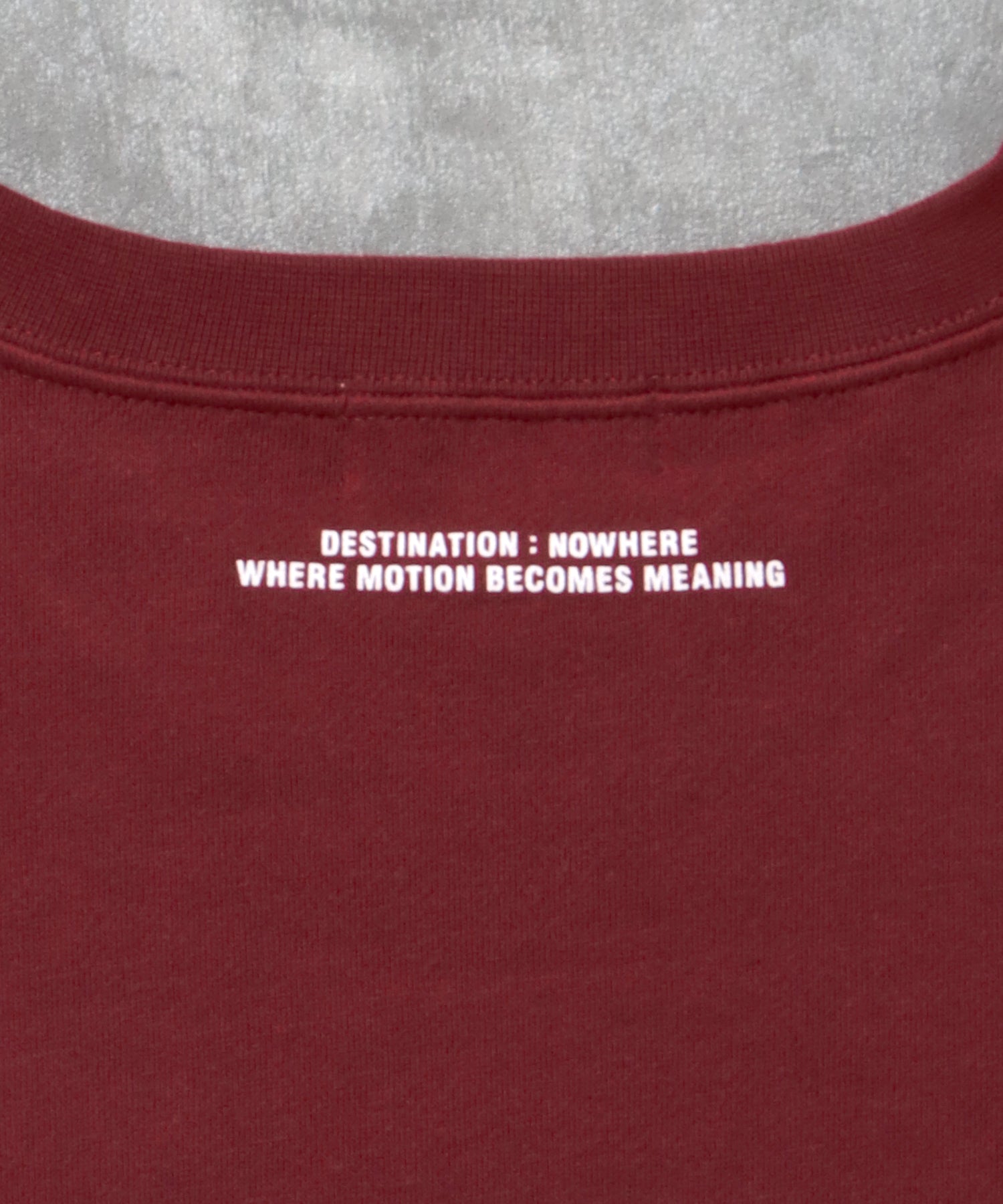 ヘビーウエイトフライトメッセージロゴスウェット / 裏起毛 スウェット クルーネック ワンポイント プリント ワイン