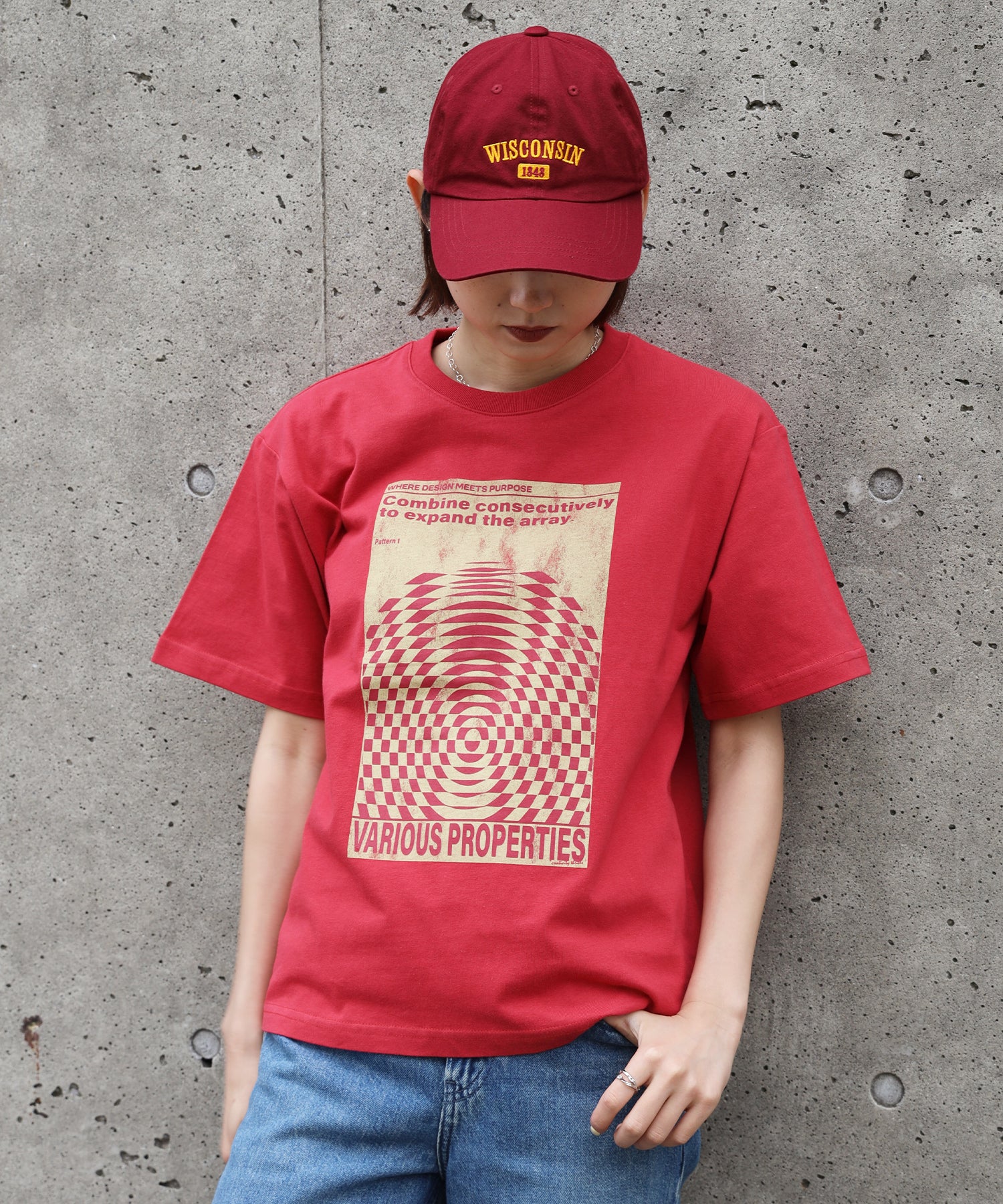 H163 Size:M レッド