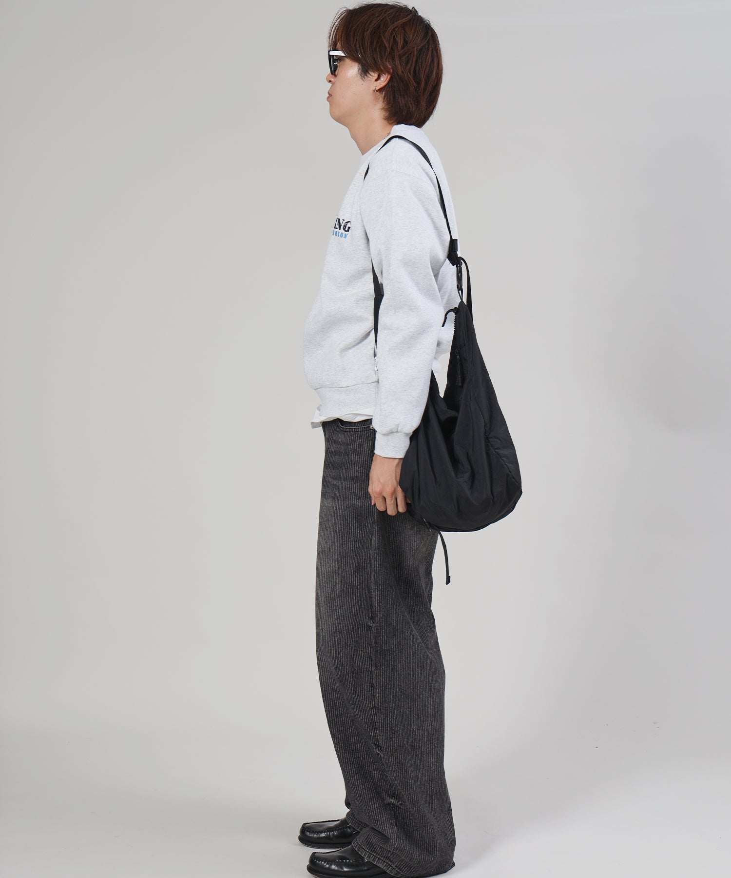 モデル:H163 Size : M アッシュグレー