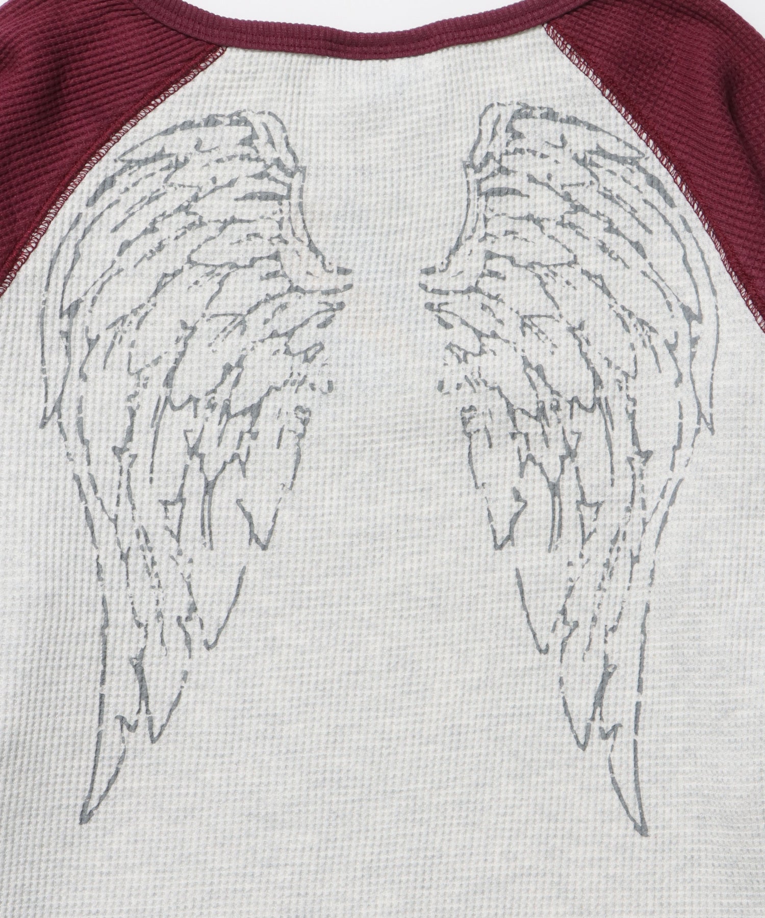 ※WEB限定 / エンジェルプリントサーマルロンT / sqnz angel thermal ワイン