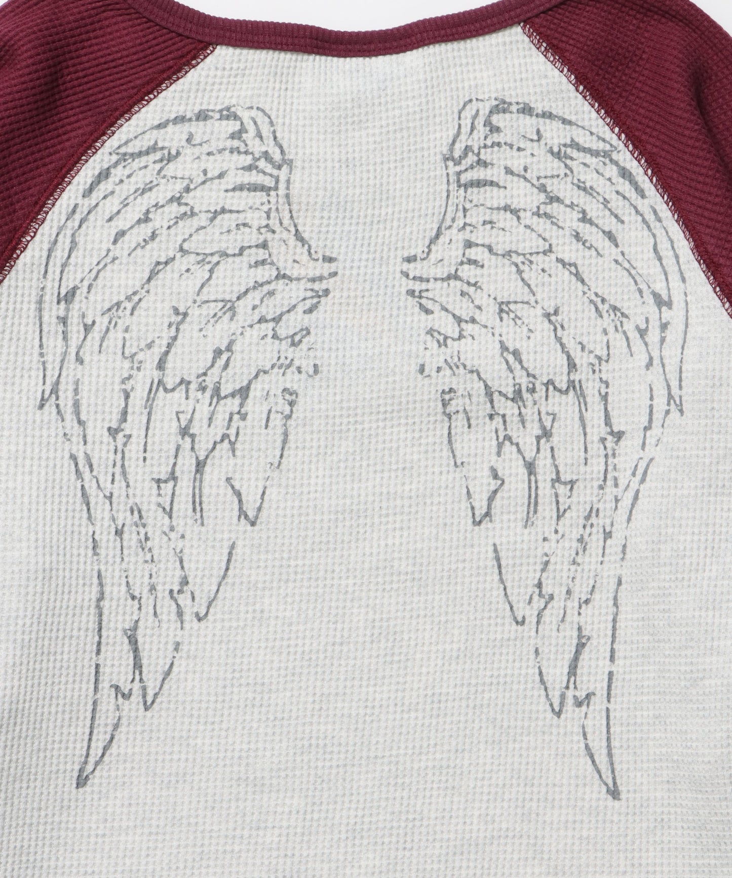 ※WEB限定 / エンジェルプリントサーマルロンT / sqnz angel thermal ワイン