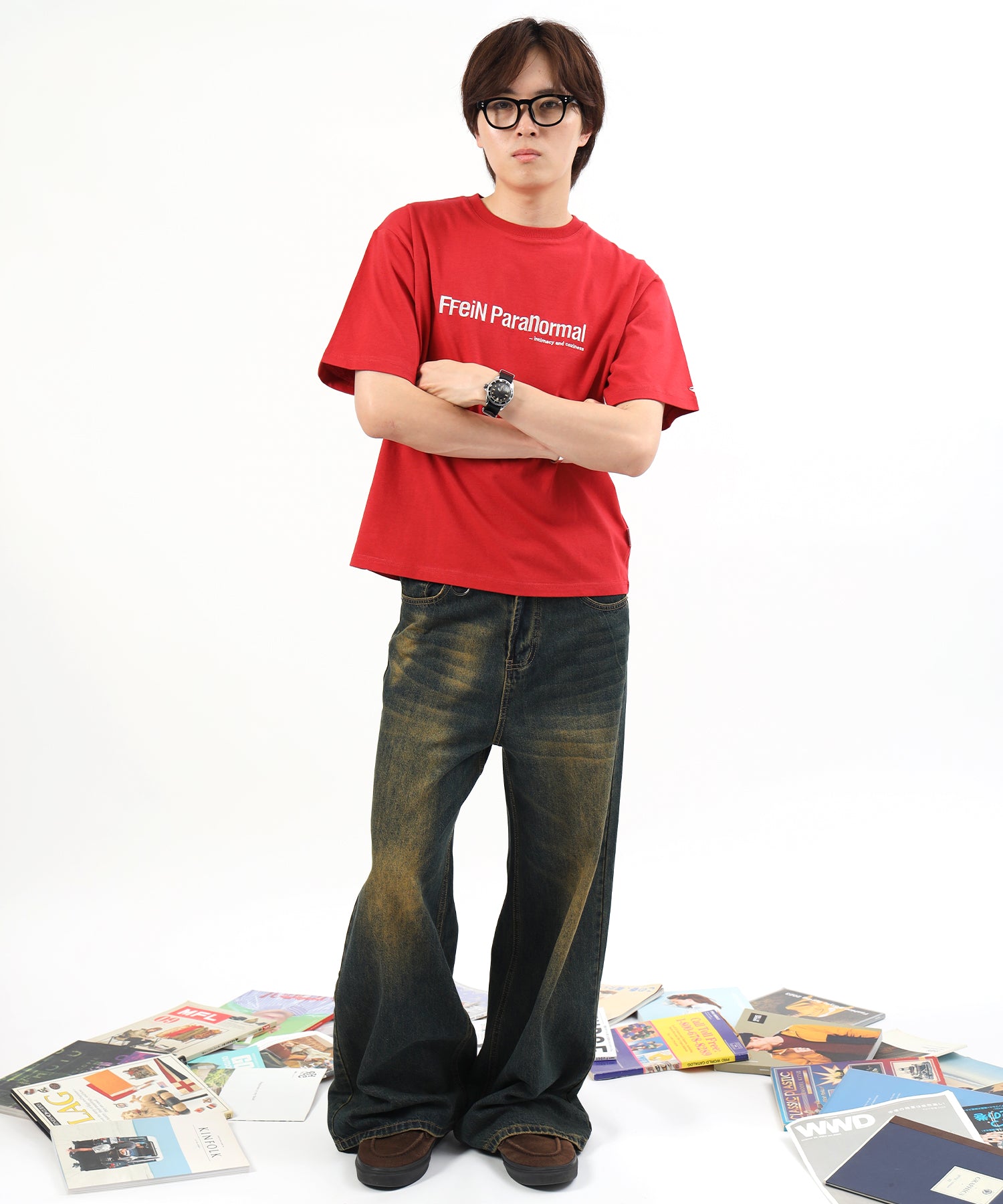 H178 Size:L レッド