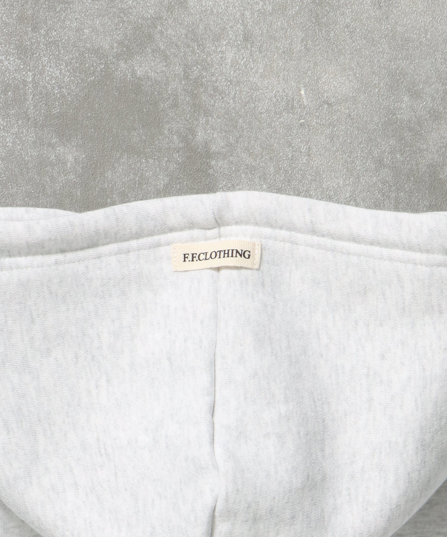 ヘビーウエイト2段ロゴZIPパーカー / パーカー 裏起毛 ジップ 刺繍 ロゴ フーディ ダブルジップ アッシュグレー