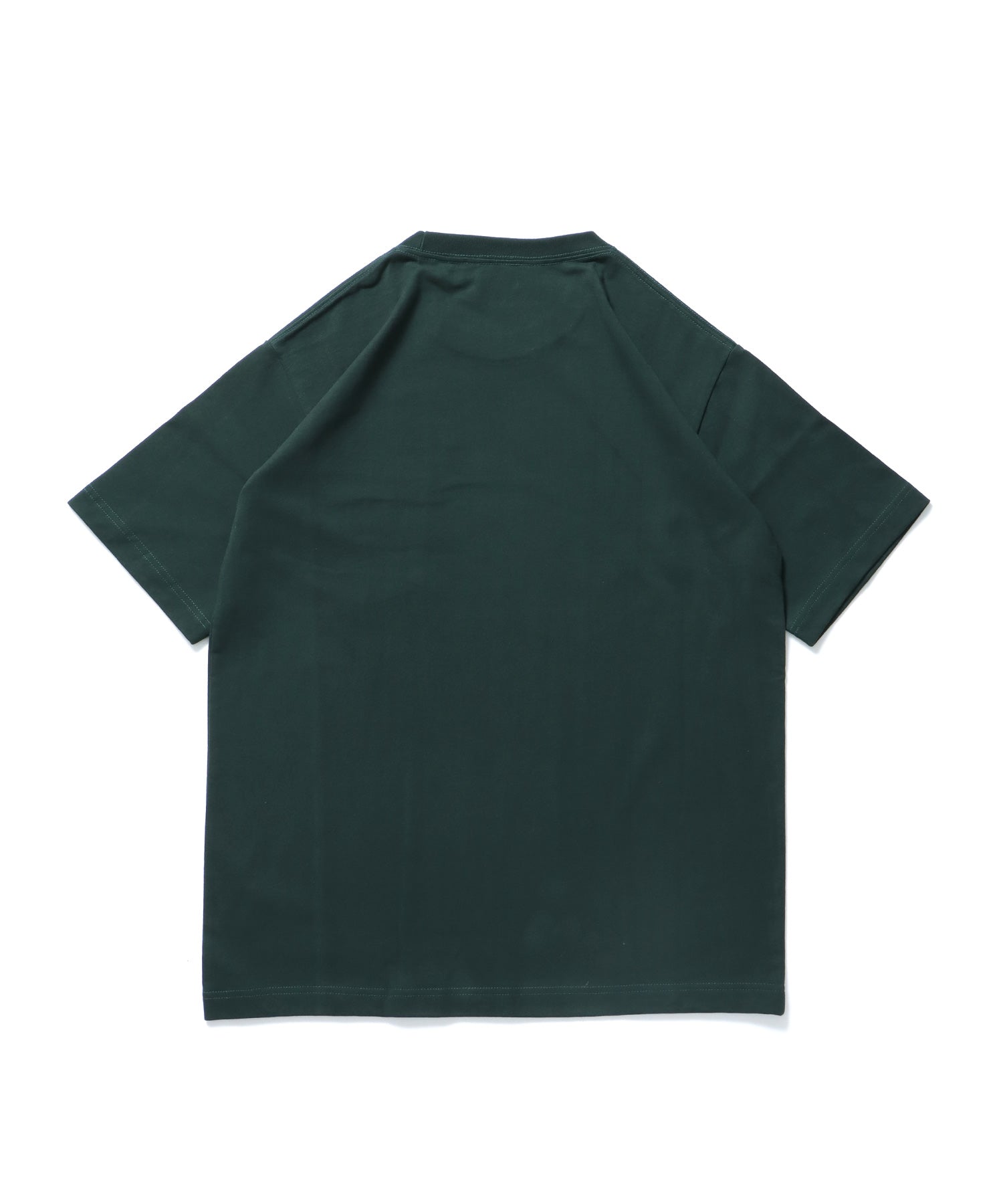 BEN'S POCKET TEE(REG) / ポケット 半袖 ワンポイント レギュラーサイズ ヘビーウエイト クルーネック ダークグリーン