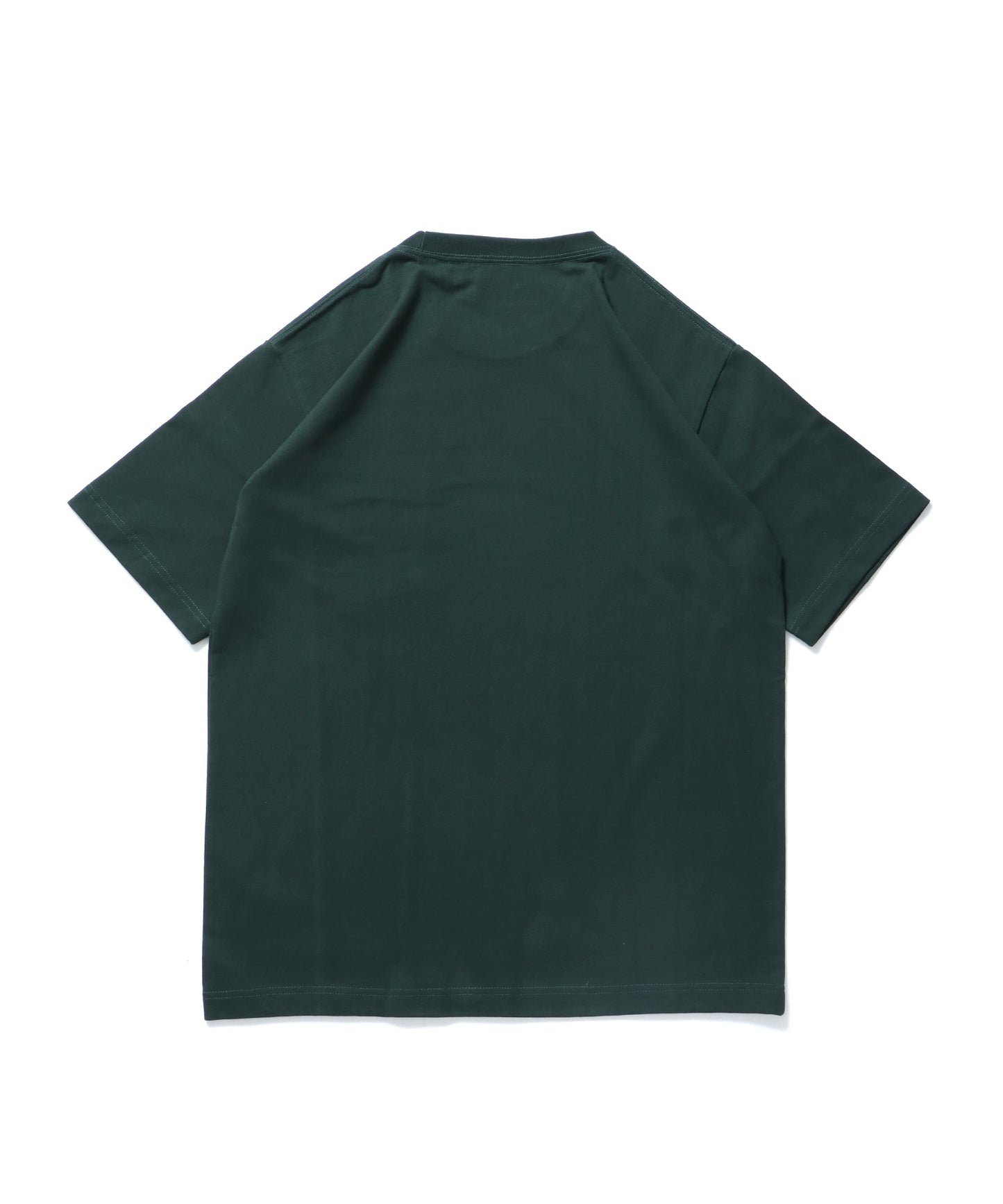 BEN'S POCKET TEE(REG) / ポケット 半袖 ワンポイント レギュラーサイズ ヘビーウエイト クルーネック ダークグリーン