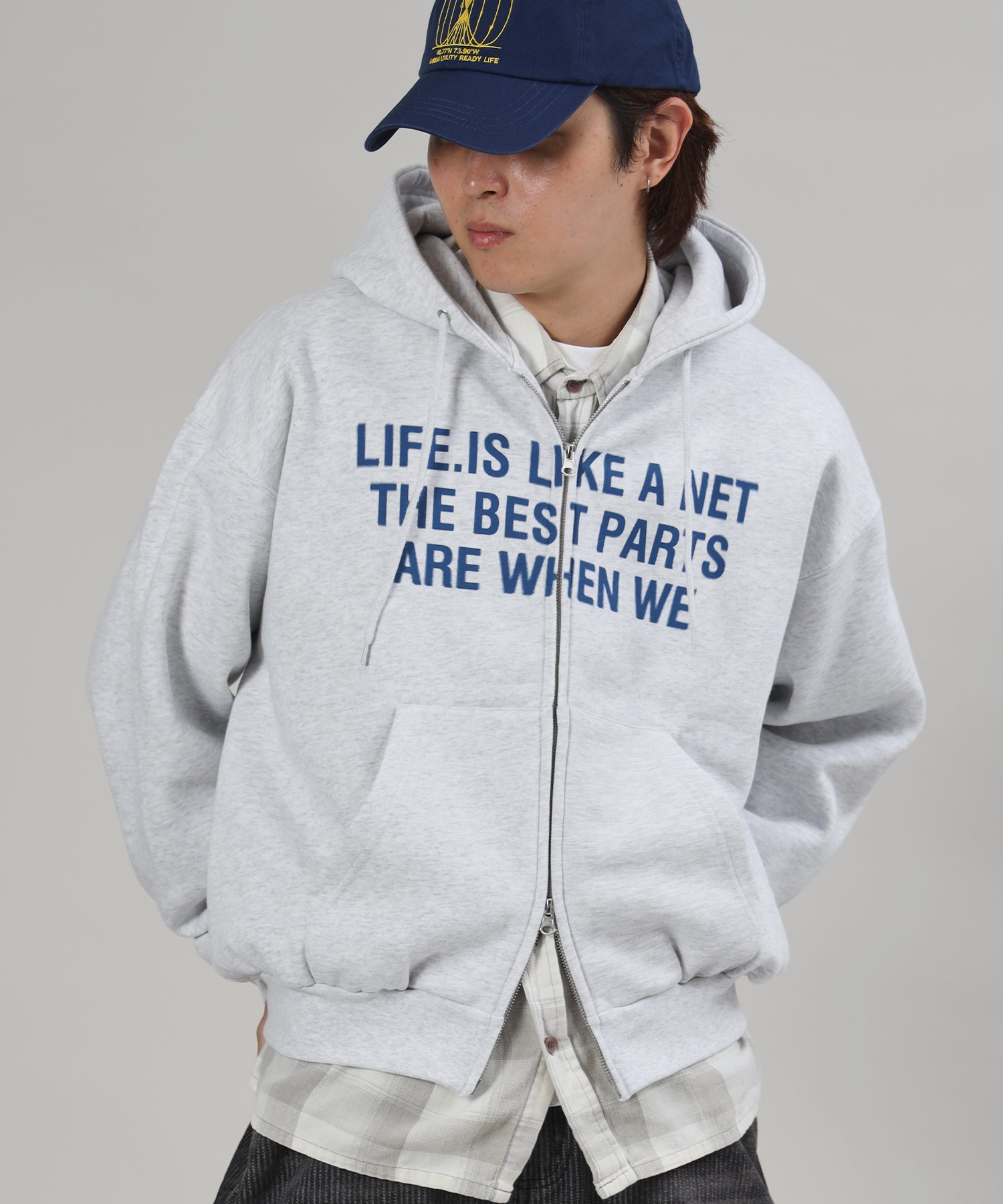 モデル:H178 Size : M アッシュグレー